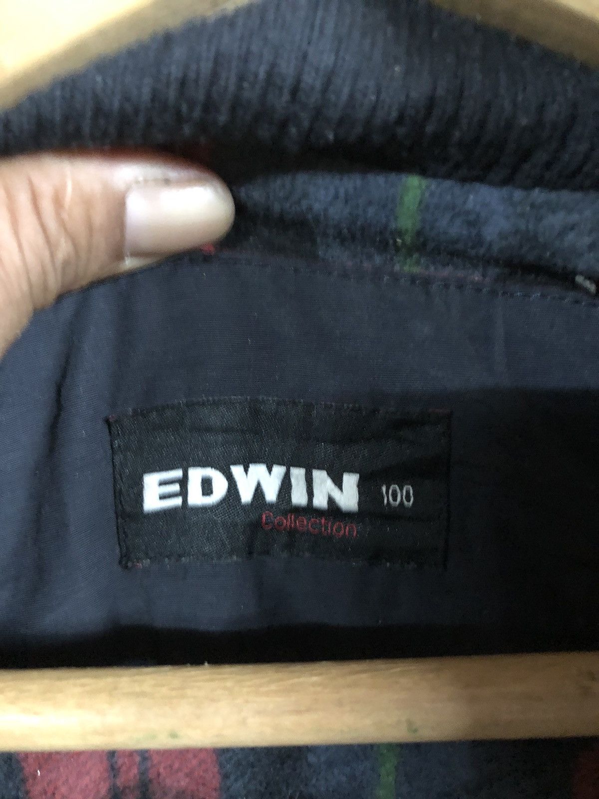 Designer × Edwin × Japanese Brand Vintage Y2k Edwin Puffer zipper Jacket Size US L / EU 52-54 / 3 - 10 Thumbnail