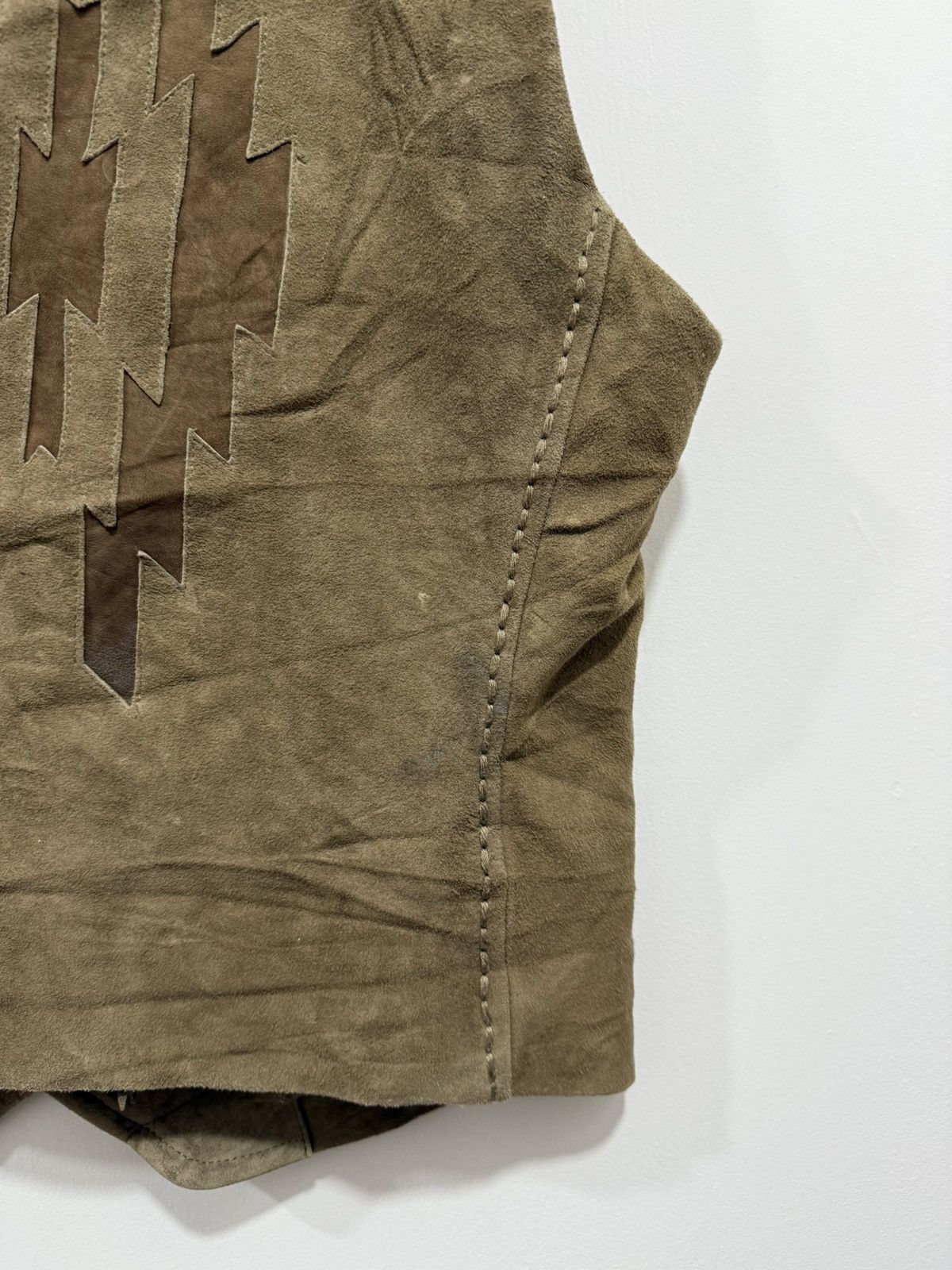 Japanese Brand × Leather G.O.A Suede Leather Vest Size US M / EU 48-50 / 2 - 8 Thumbnail