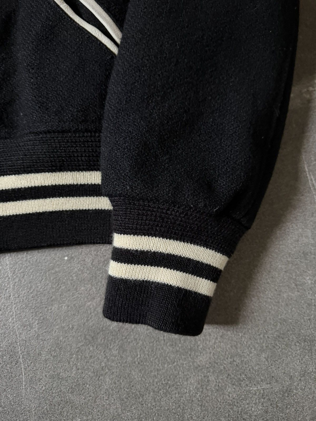 Saint Laurent Paris Saint Laurent Black Wool Teddy Jacket Size US M / EU 48-50 / 2 - 8 Thumbnail