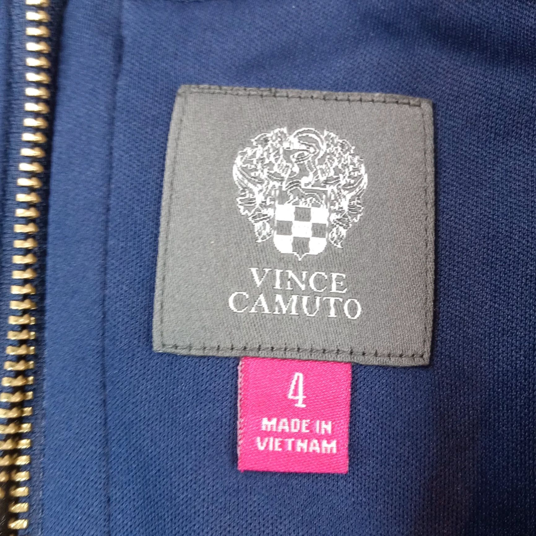Vince Camuto Vince Camuto Dress Womens Size 4 Blue Short Sleeve Fitted Stretch Pockets Size 27" / US 4 / IT 40 - 5 Thumbnail