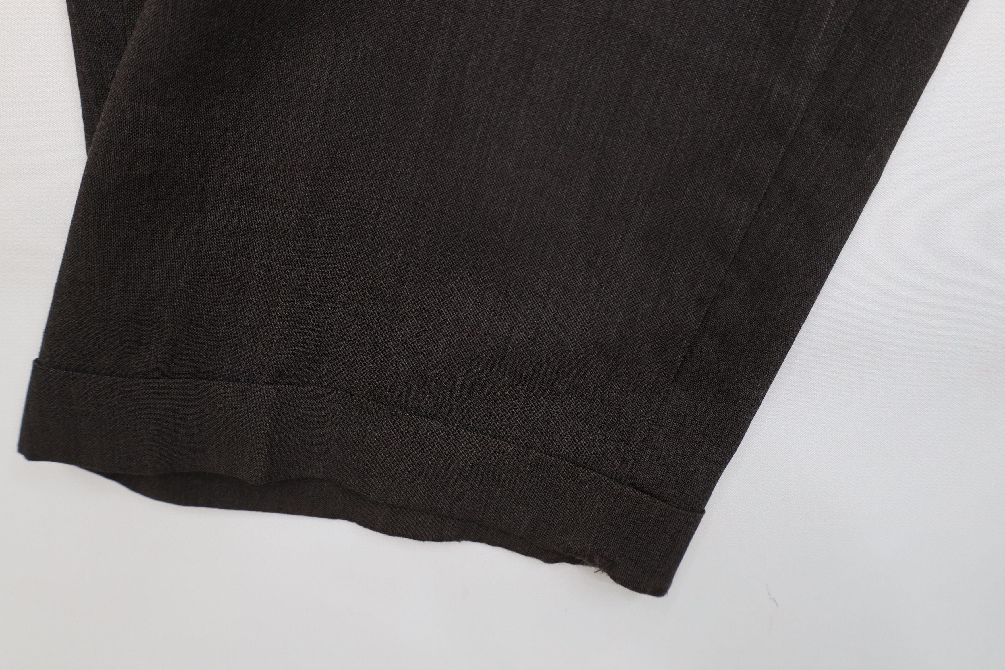 Giorgio Armani Vintage 80s 90s Giorgio Armani Wool Wide Leg Chino Pants Size US 34 / EU 50 - 5 Thumbnail