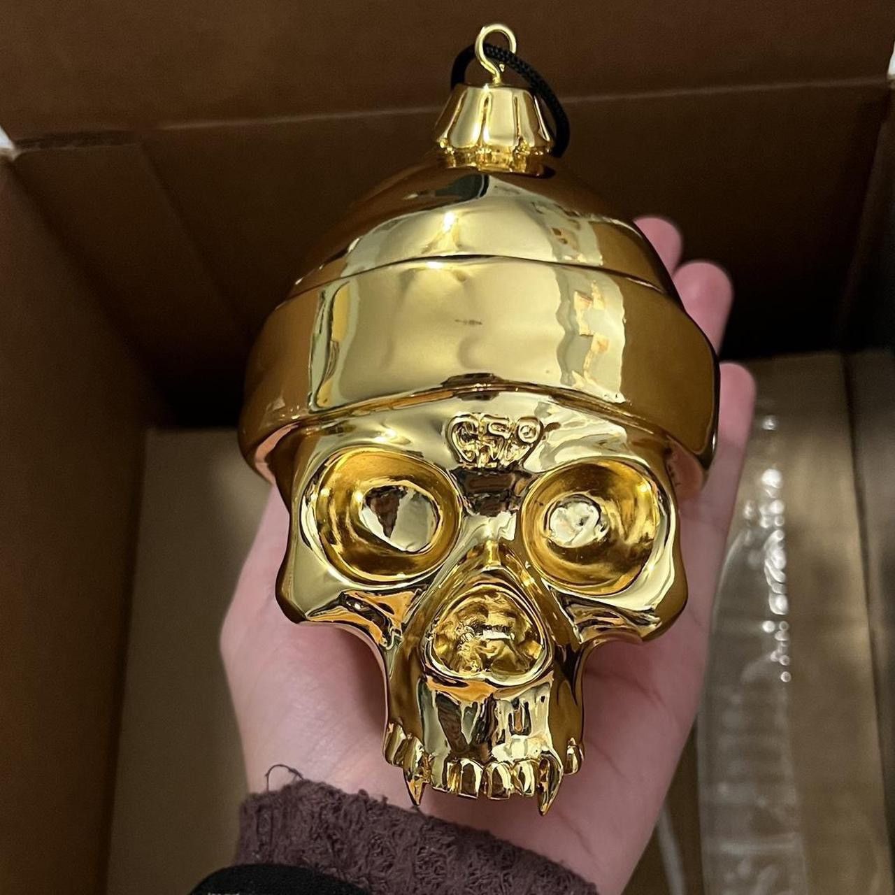 G59 Records G59 Skull ornament (Gold) Size ONE SIZE - 6 Thumbnail
