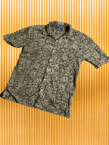 Vintage Short Sleeve Abstract Print Button Up Down Shirt Size US L / EU 52-54 / 3 - 1 Thumbnail