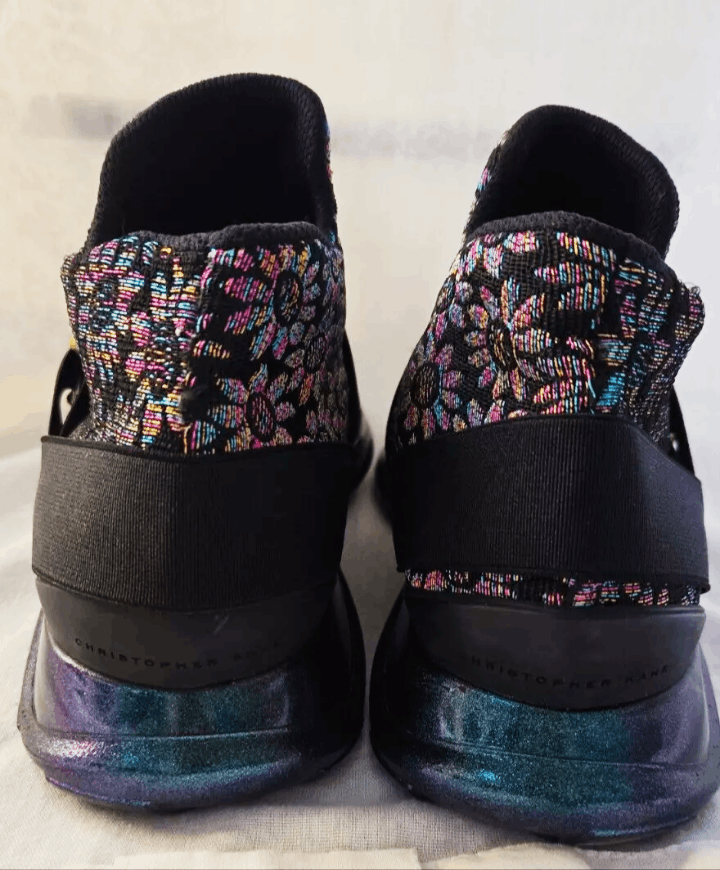 Christopher Kane Christopher Kane Floral Jacquard Lurex Slip On Sneakers Size US 8.5 / IT 38.5 - 2 Thumbnail