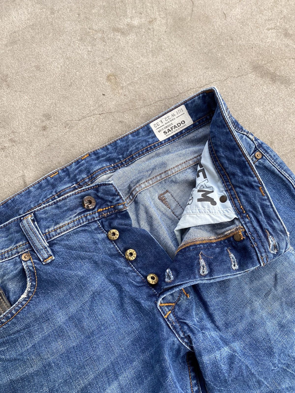 Diesel Vintage Diesel Selvedge Denim Jeans Size US 34 / EU 50 - 6 Thumbnail