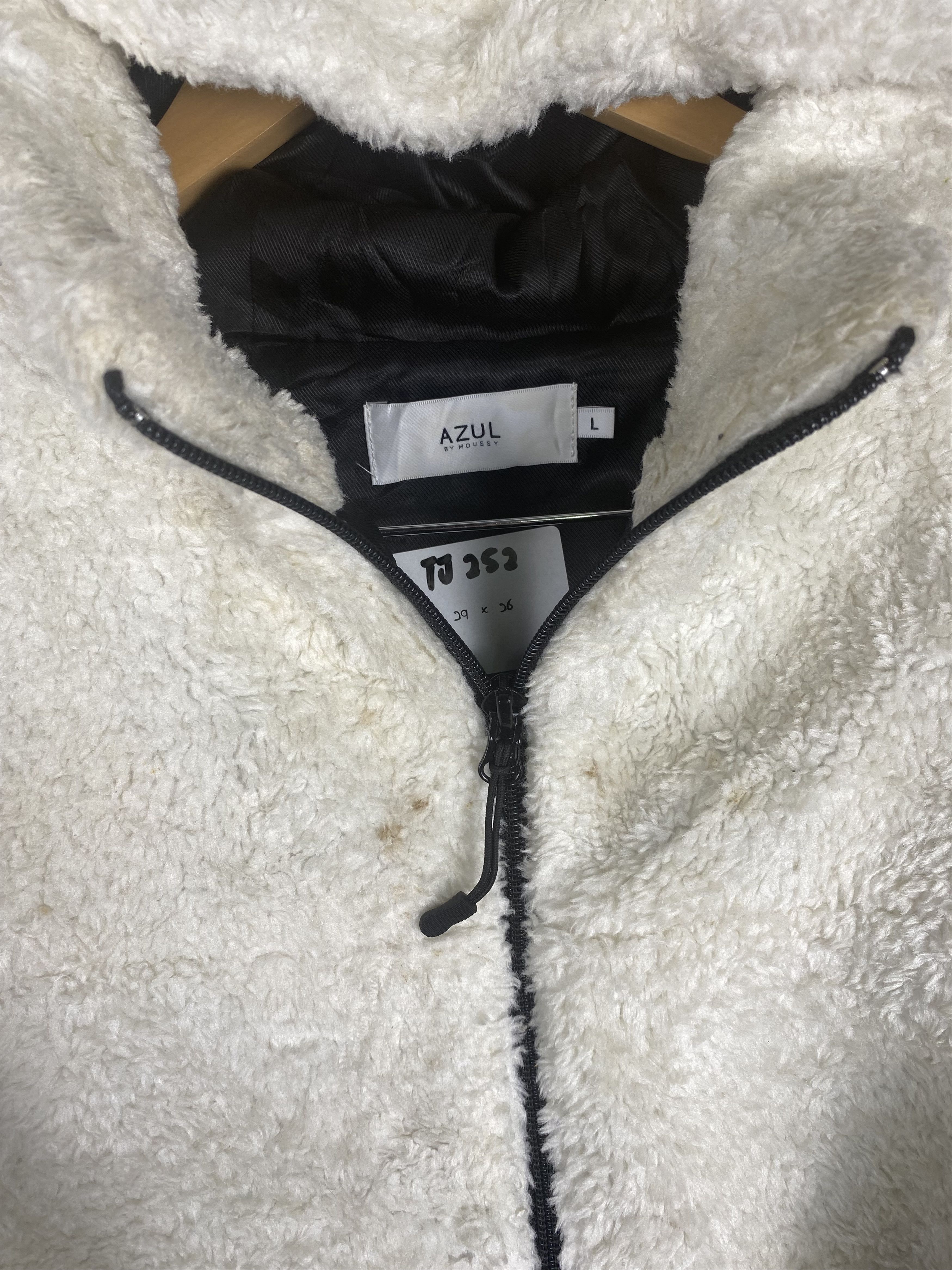 MOUSSY Vintage Azul By Moussy Hoodie Zip Up Helix Fleece Jacket Size US L / EU 52-54 / 3 - 6 Thumbnail
