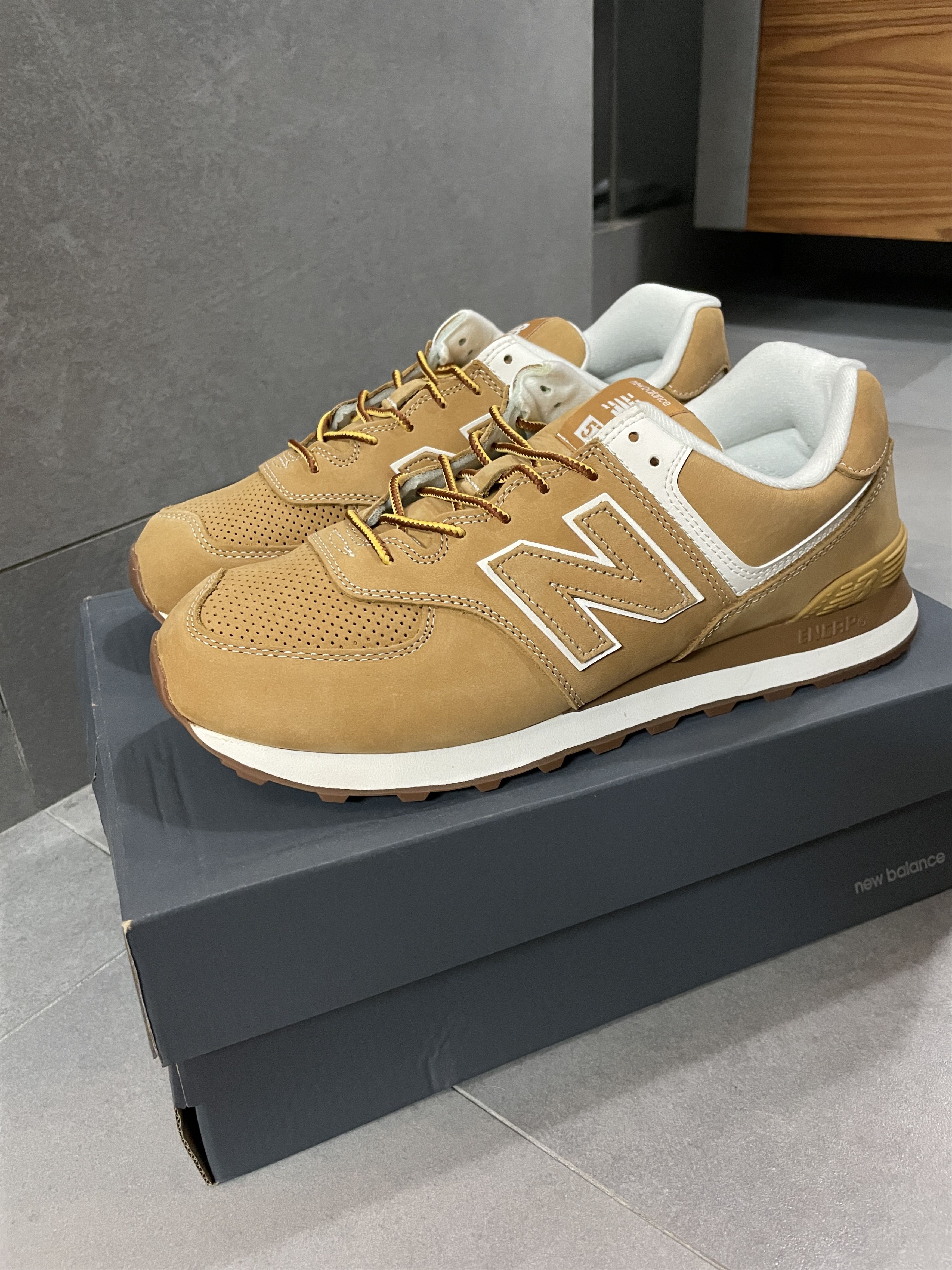 Junya Watanabe eYe Junya Watanabe Man x New Balance 574 US10 ML574YA2 #03 |  Grailed