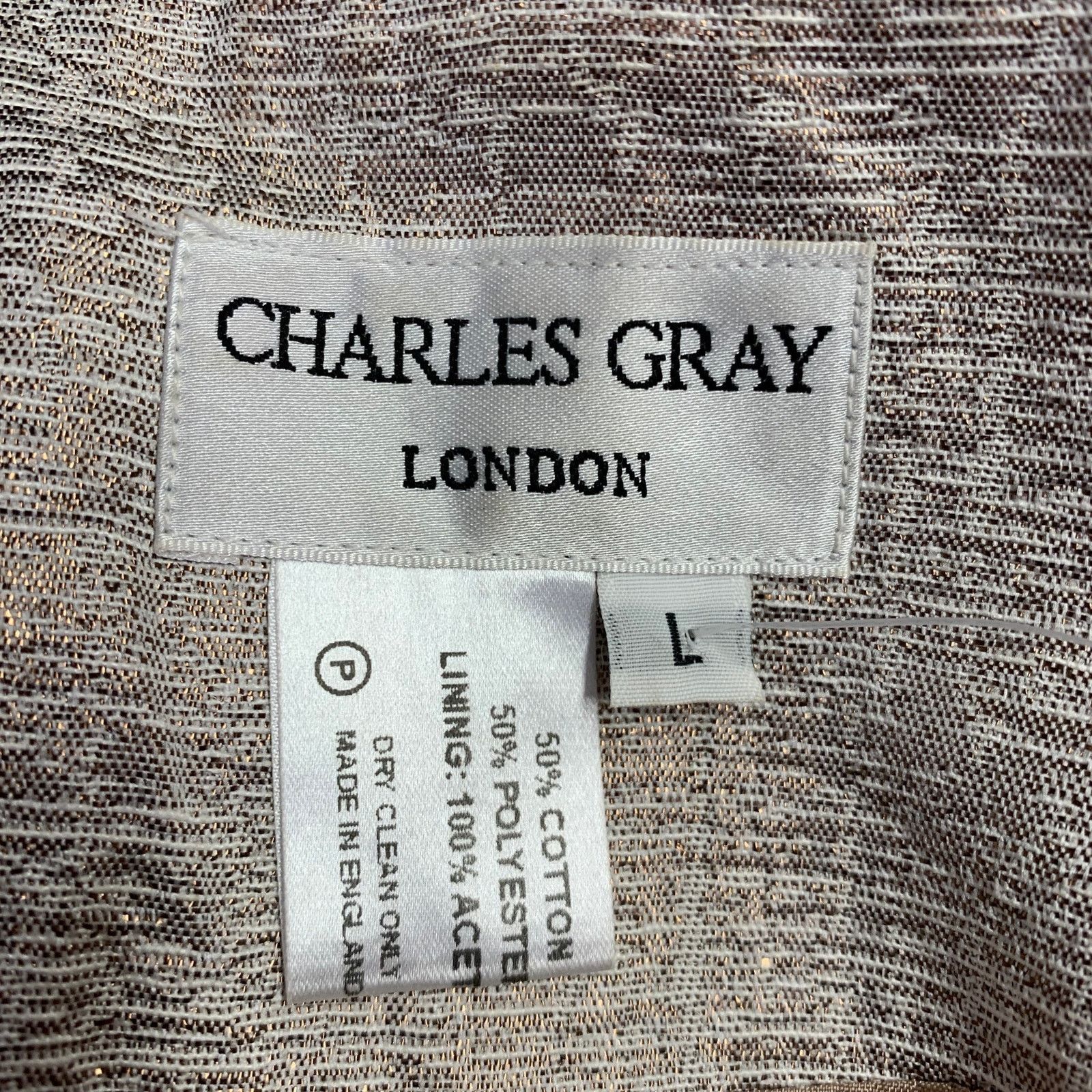 Other Pink Rose Gold Cotton Blend Shiny Single Button Coat Size L / US 10 / IT 46 - 5 Thumbnail