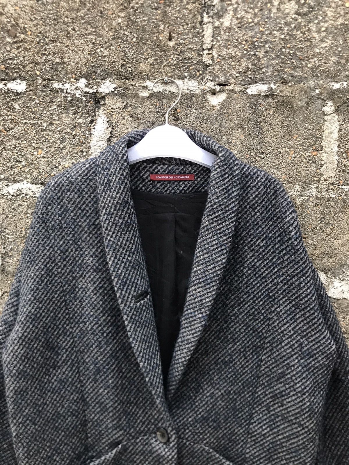 Vintage ⚡️Comptoir Des Cotonniers Wool Oversize Long Coat Size US M / EU 48-50 / 2 - 5 Thumbnail