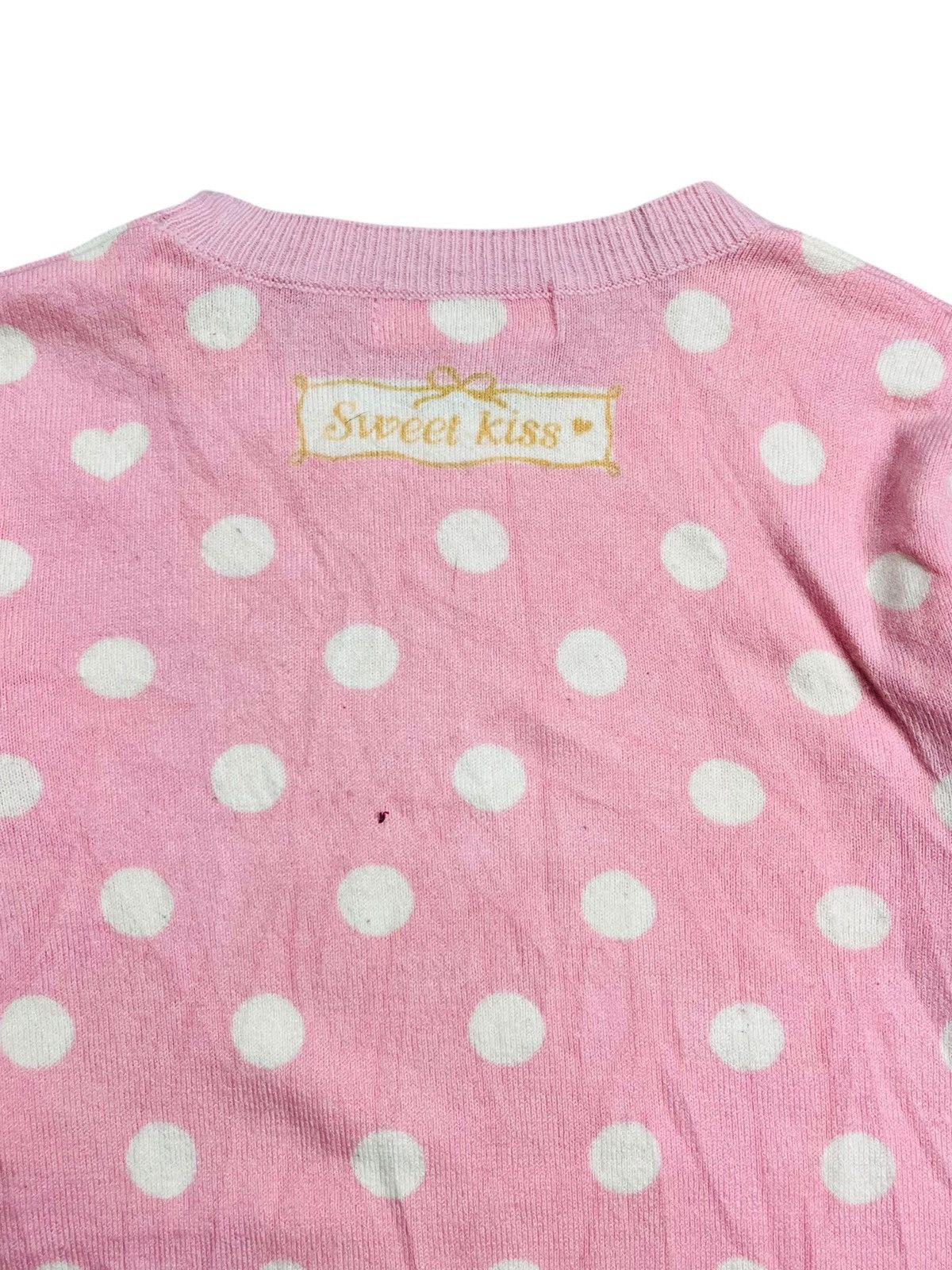 Angel Blue 2000s Mezzo Piano - Knitted Polka Sweater Size M / US 6-8 / IT 42-44 - 3 Thumbnail