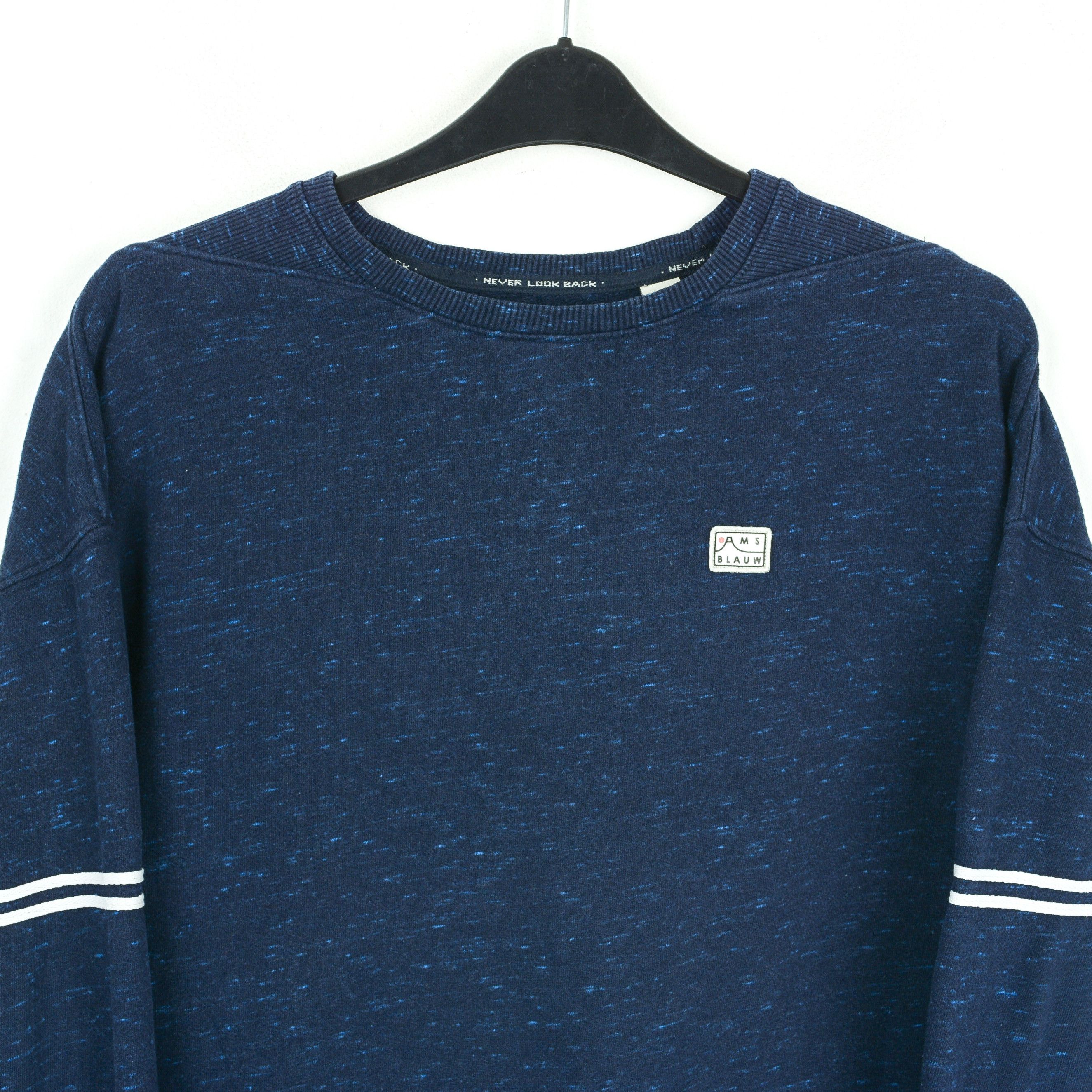 Scotch & Soda Pullover Jumper Sweatshirt Crew Neck Casual Blue Cotton Top Size US M / EU 48-50 / 2 - 2 Thumbnail