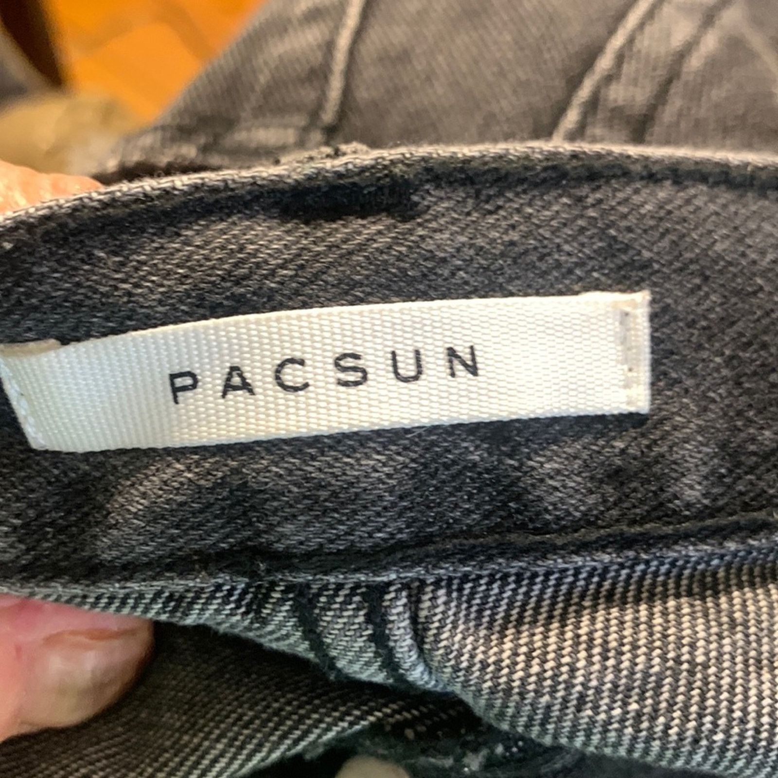 Pacsun Pacsun Y2K Ultra Highrise Vintage Shorts Black Denim Size 27" / US 4 / IT 40 - 5 Thumbnail