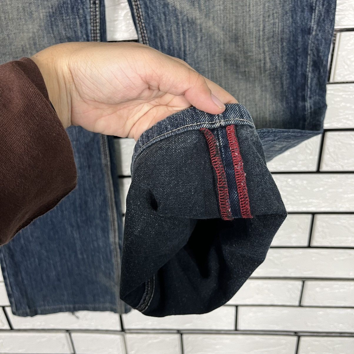 Japanese Brand Vintage Rush Hour Daily Used Workwear Denim Size US 32 / EU 48 - 12 Thumbnail