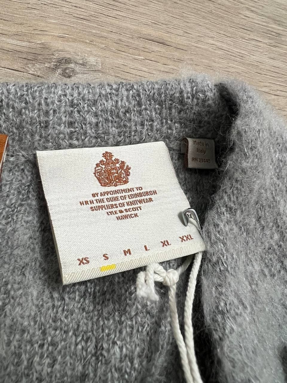Lyle & Scott Lyle & Scott x Oi Polloi Mohair Cardigan Sweater V-neck Size US S / EU 44-46 / 1 - 5 Thumbnail