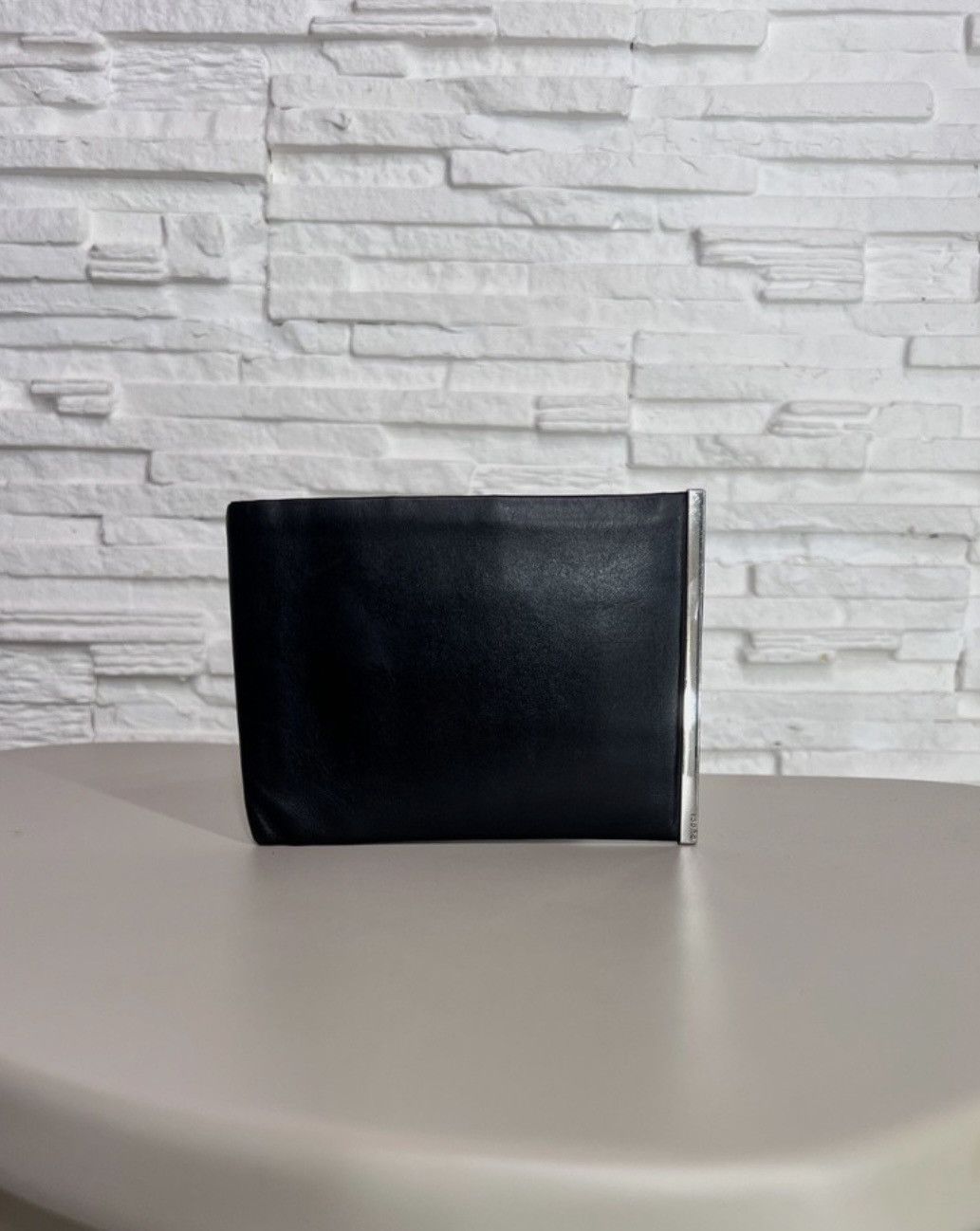 Gucci Gucci leather bifold wallet mens black Size ONE SIZE - 1 Thumbnail