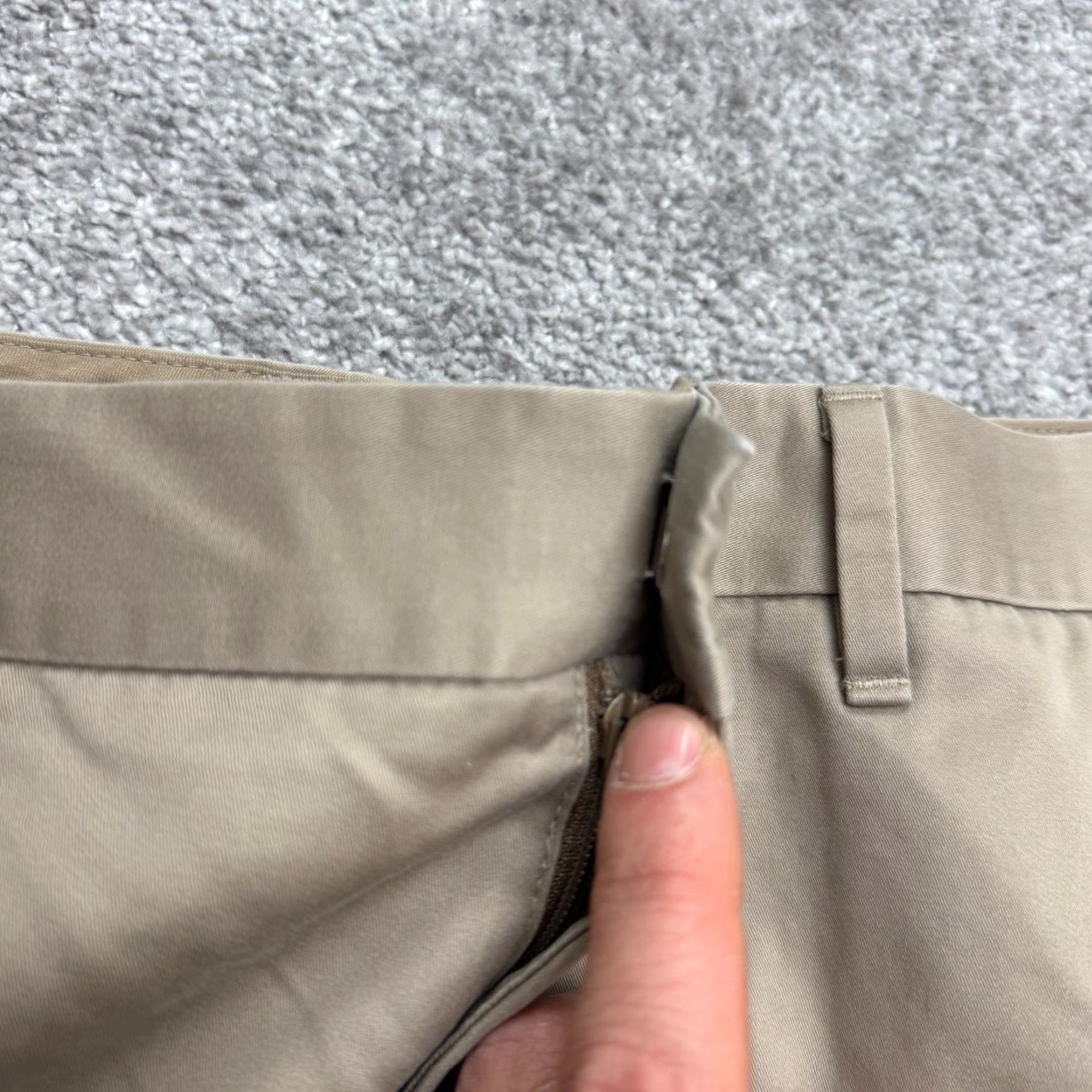 Bonobos VINTAGE Bonobos Men's Pants Chino Straight Leg Khaki Brown 33x28 Classic Soulful Style Size US 33 - 4 Thumbnail