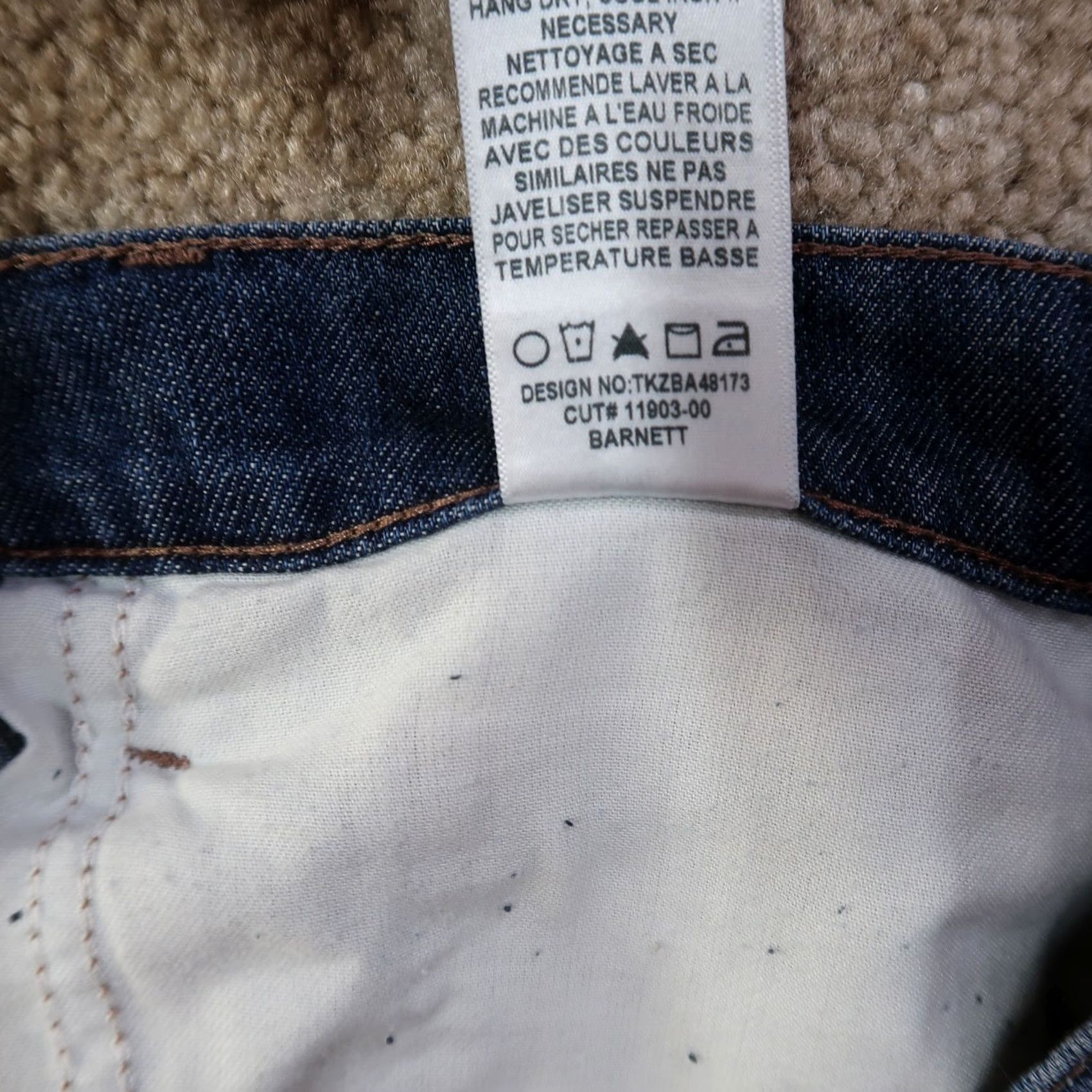 Vintage Joes Jeans Mens 33x34 Blue Straight Leg Denim Jeans Size US 33 - 5 Thumbnail