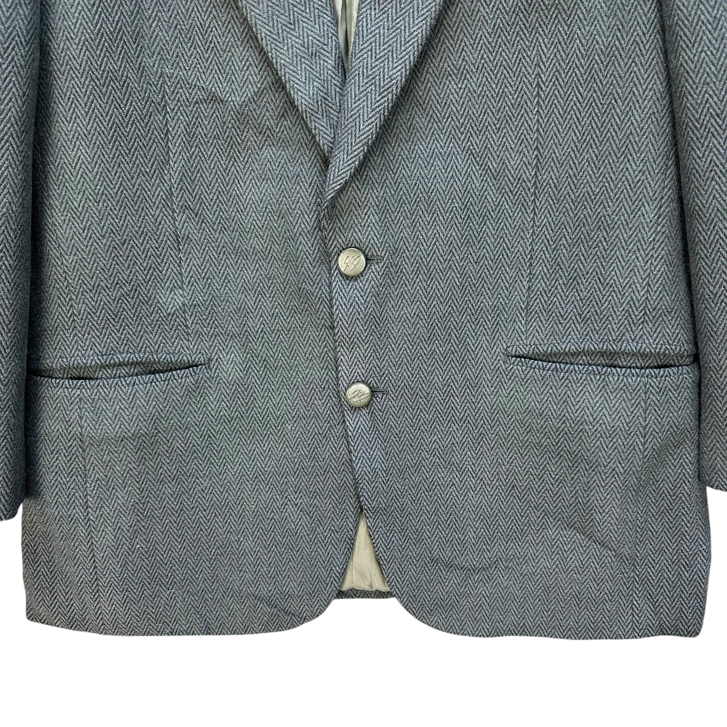 Pierre Balmain PIERRE BALMAIN Herringbone Wool Suit Jacket #A55-1275 Size 44R - 3 Thumbnail