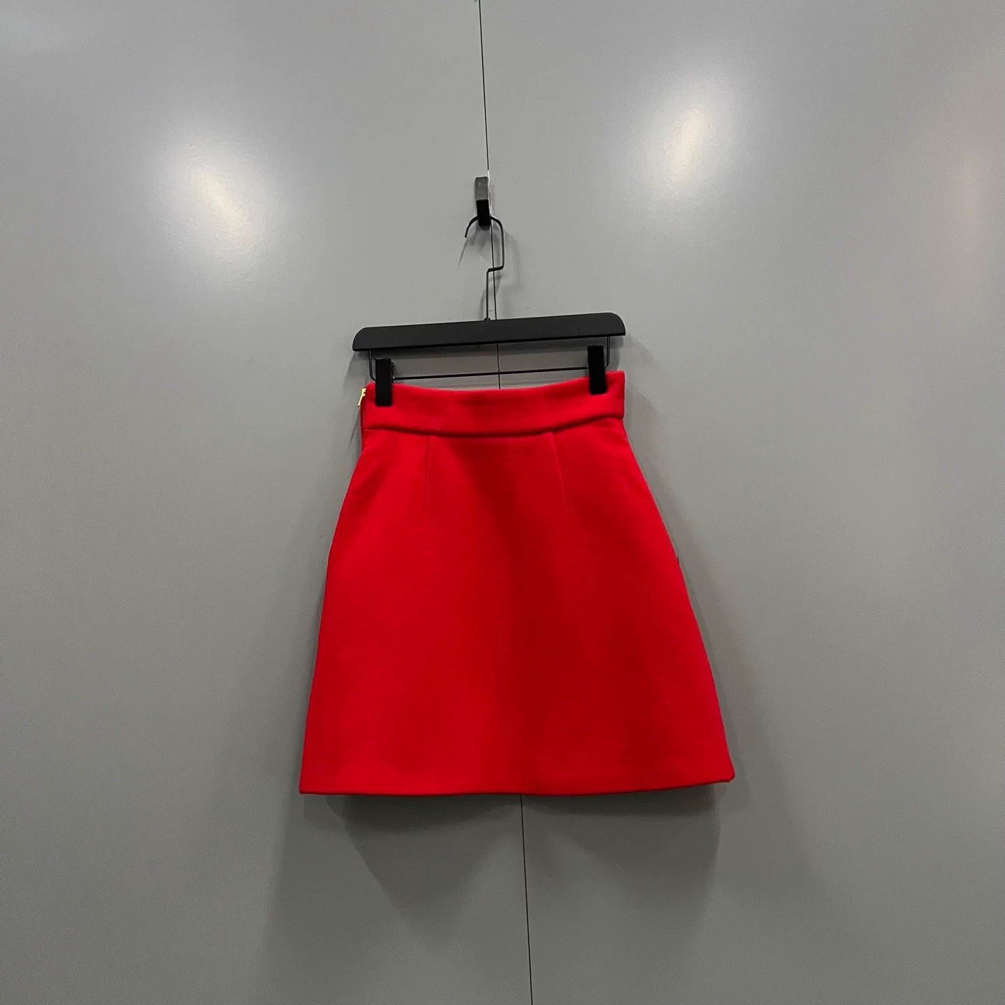 Miu Miu MIU MIU Red Mini A-line Skirt 38 New With Tags Size 26" / US 2 / IT 38 - 2 Thumbnail