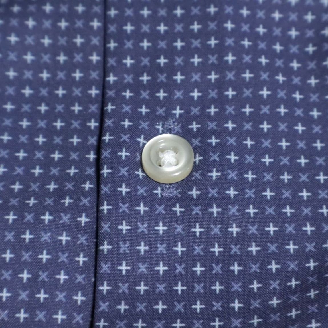 Peter Millar Peter Millar Winnipeg Poplin Polyester Solid Long Sleeve Button Up Shirt Azuri Blue Men's XL Size US XL / EU 56 / 4 - 6 Thumbnail