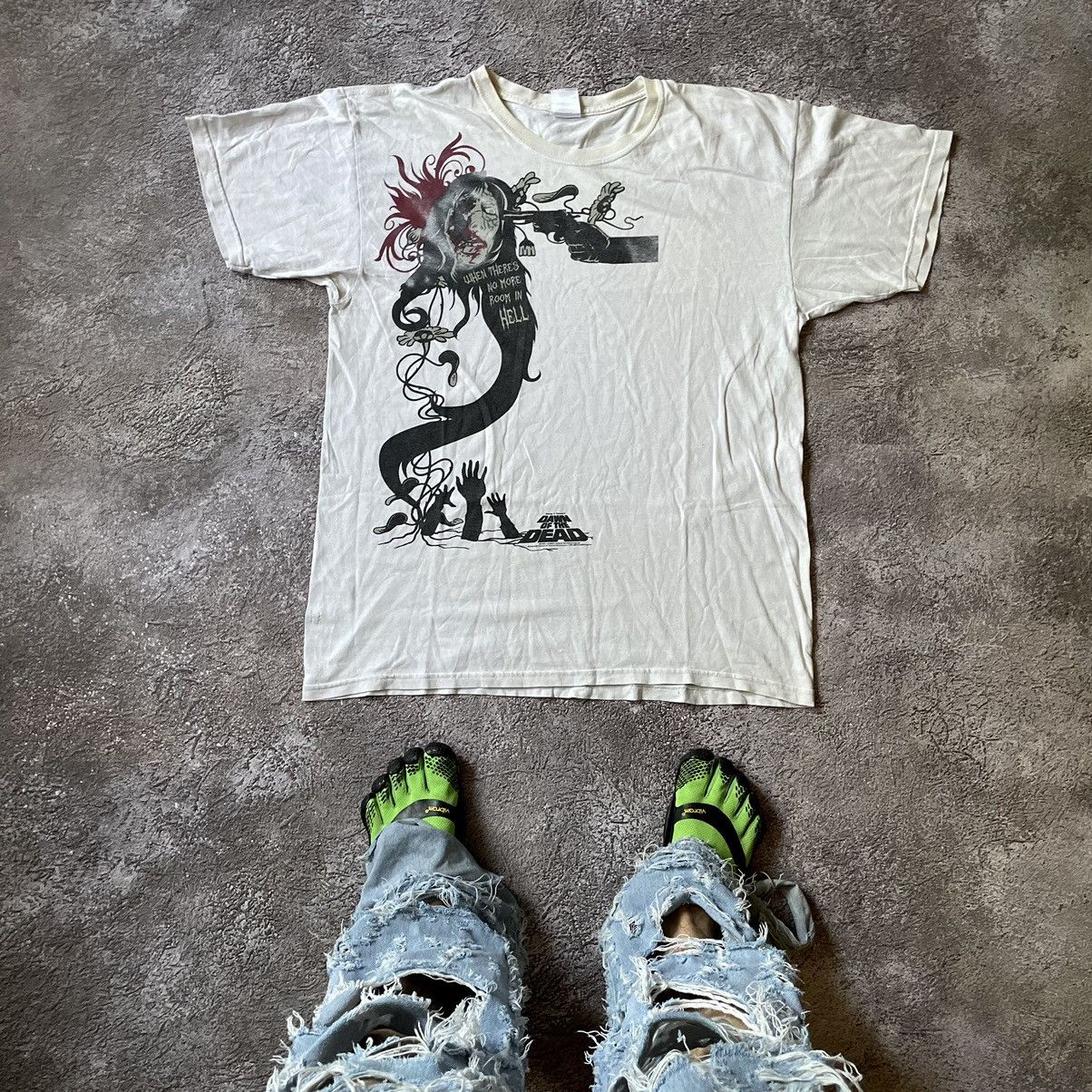 Band Tees Vintage Y2K DOWN DEAD CREEPY ABSTRACT ANGRY L Size US L / EU 52-54 / 3 - 1 Thumbnail