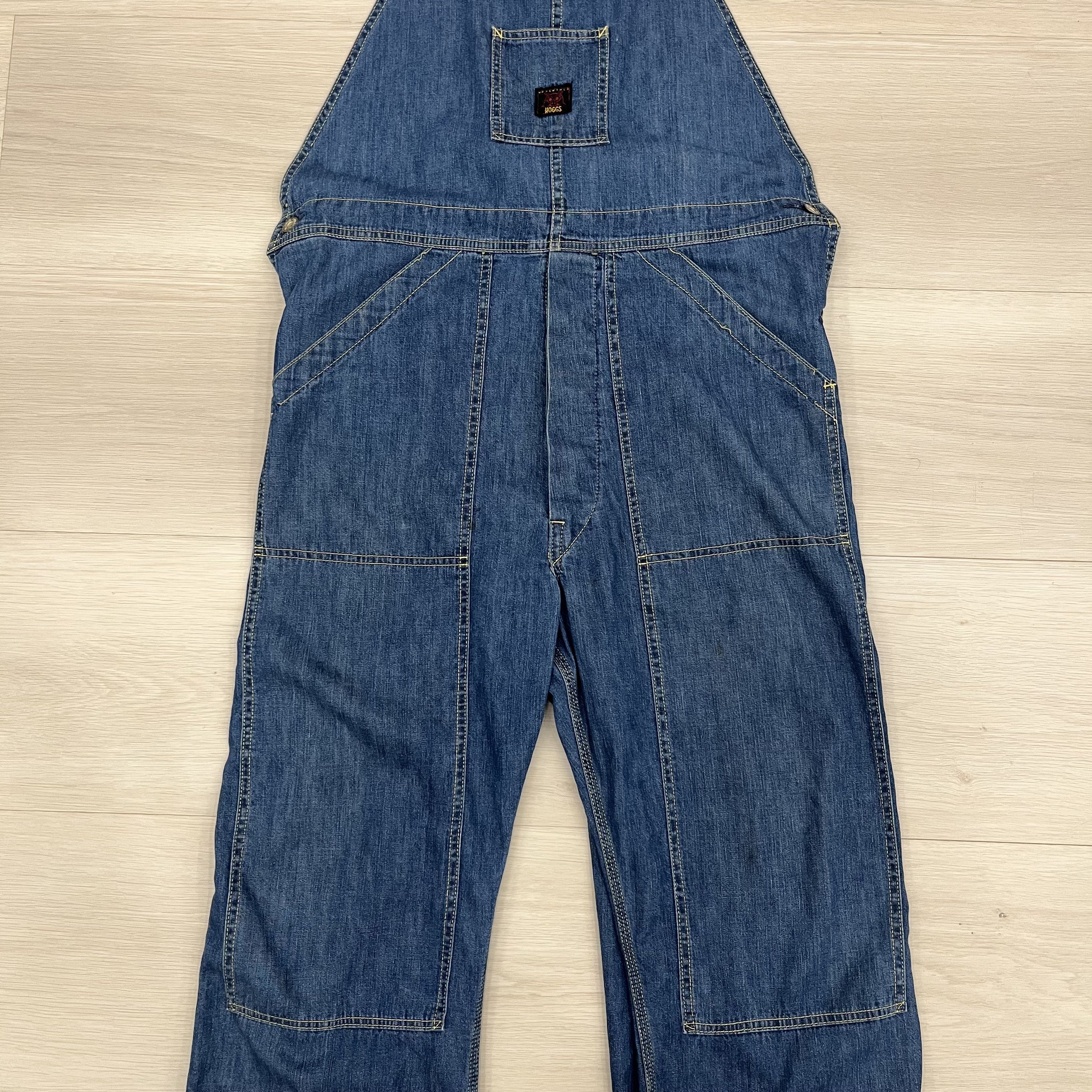 Needles HOGGS by Nepenthes Vintage Denim Overalls Size US 33 - 6 Thumbnail