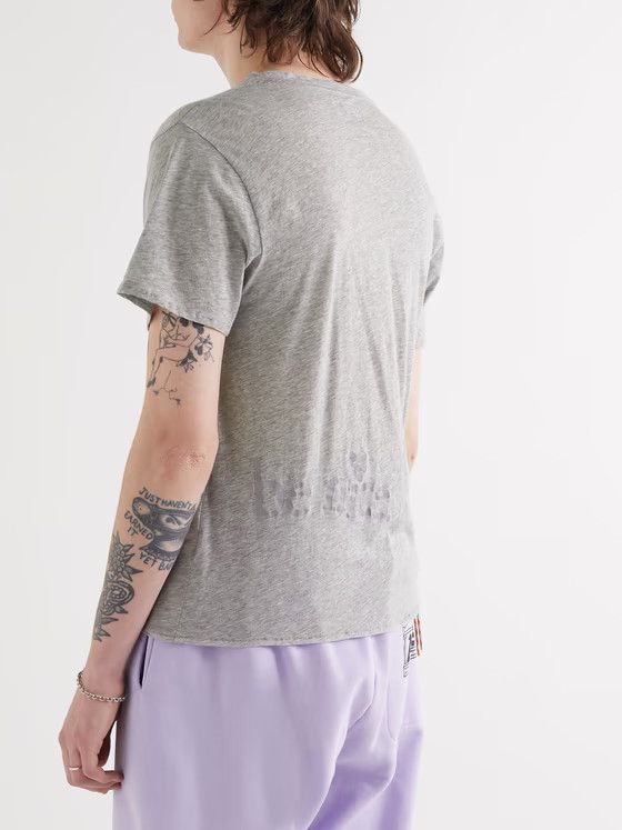 ERL o1mle0125 Unisex Venice Knit T-Shirt in Gray Size US XL / EU 56 / 4 - 4 Thumbnail