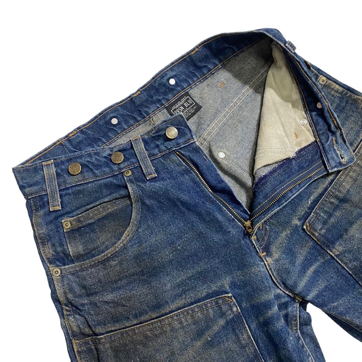 Vintage Prison Blu double knee distressed worker pant Size US 32 / EU 48 - 5 Thumbnail