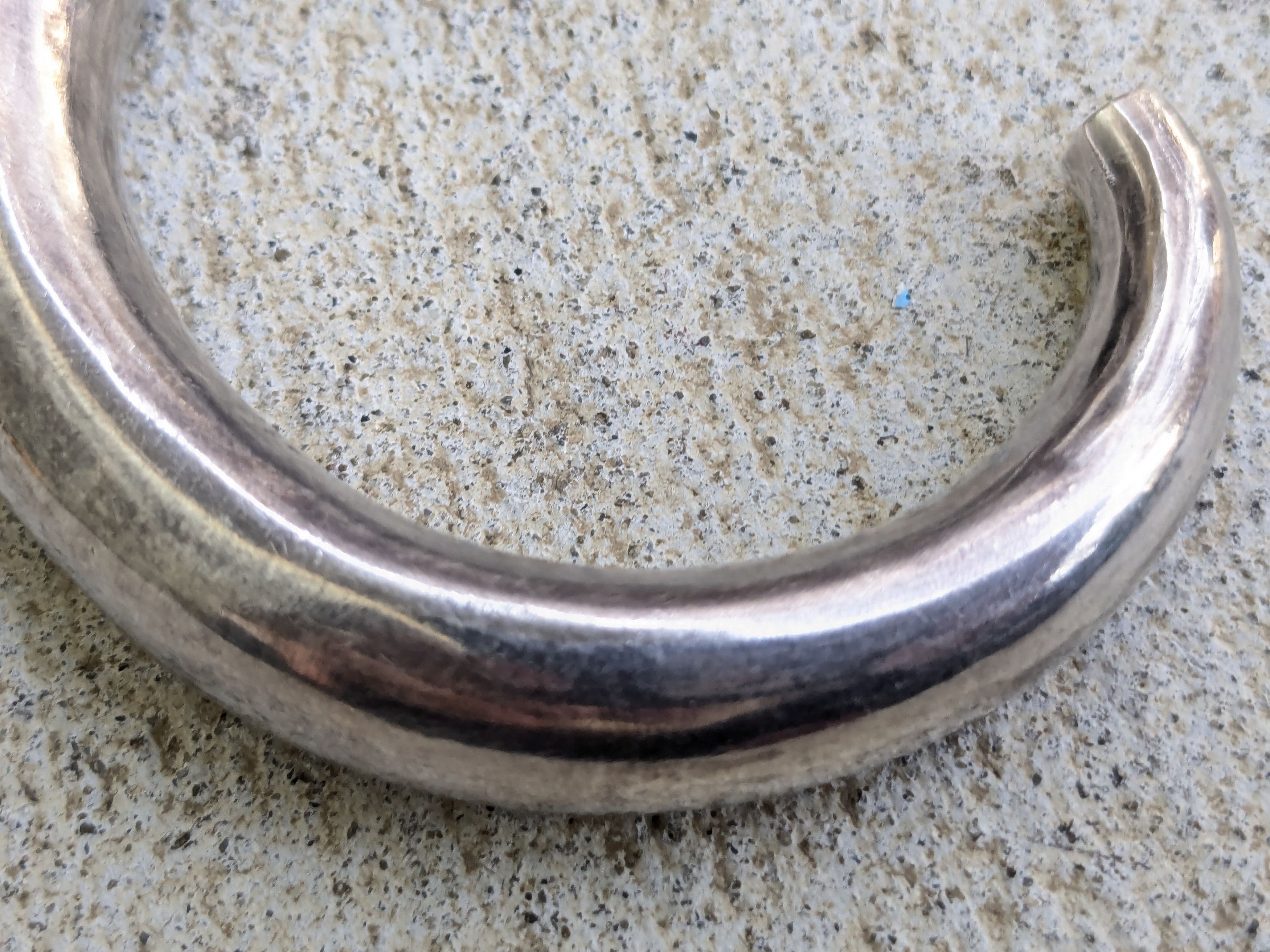 Other Vintage Sterling Silver Bracelet Hollow Puffy 5.25 Modern Size ONE SIZE - 5 Thumbnail