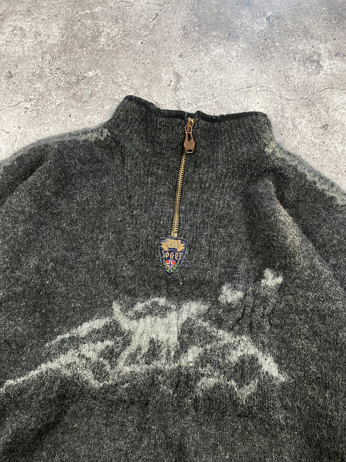 Dale Of Norway × Vintage Vintage Dale Of Norway Knit 1/4 Sweater Rare Outdoor Life Size US M / EU 48-50 / 2 - 3 Thumbnail