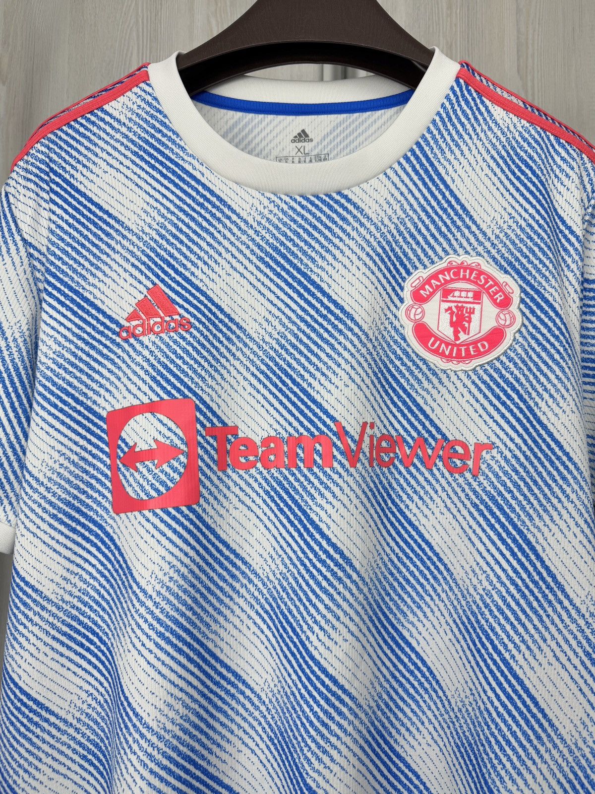 Adidas ADIDAS MANCHESTER UNITED 2021 2022 AWAY SHIRT FOOTBALL JERSY Size US XL / EU 56 / 4 - 3 Thumbnail