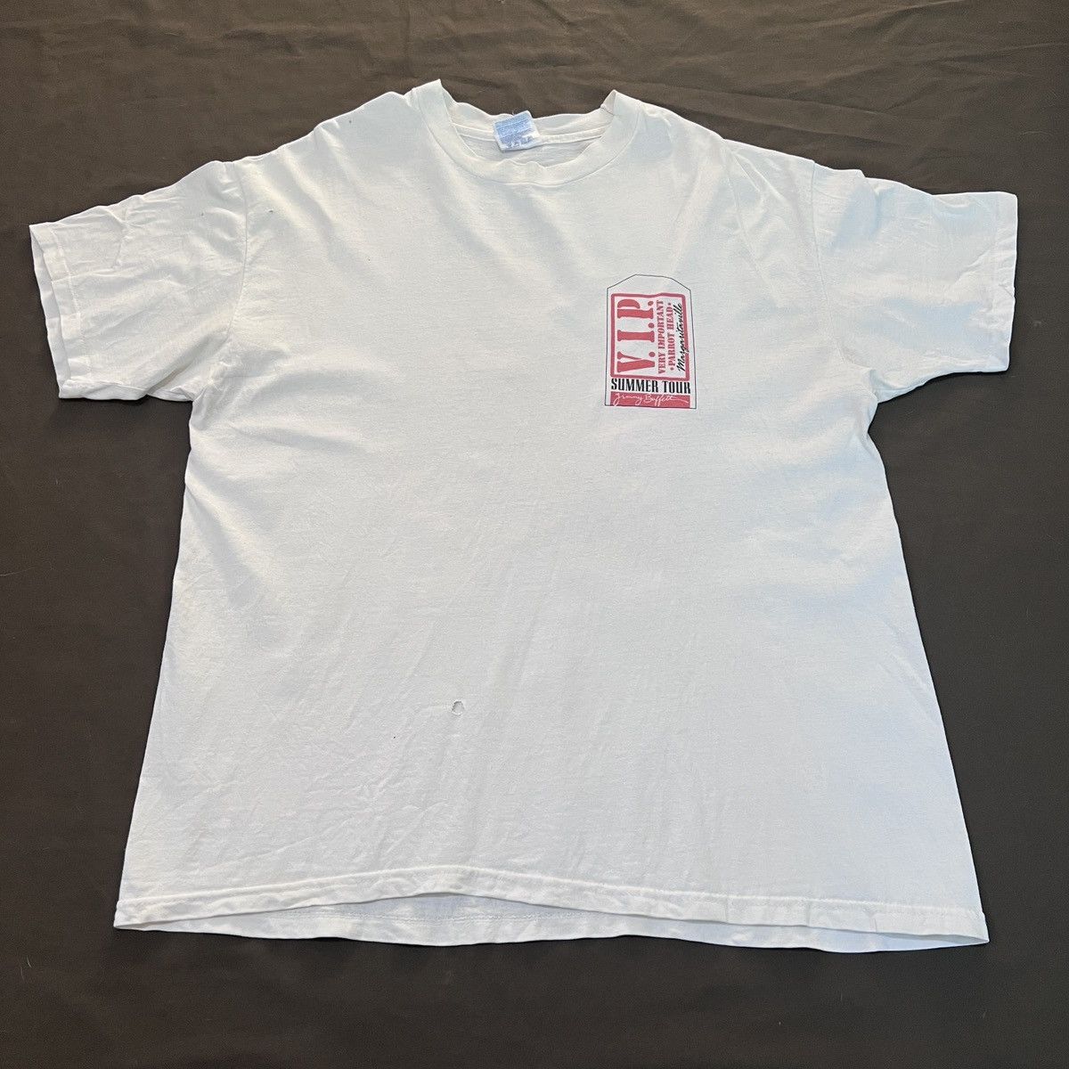 Band Tees × Vintage Vintage 90s Jimmy Buffett Tour Promo Tee XL Size US XL / EU 56 / 4 - 6 Thumbnail