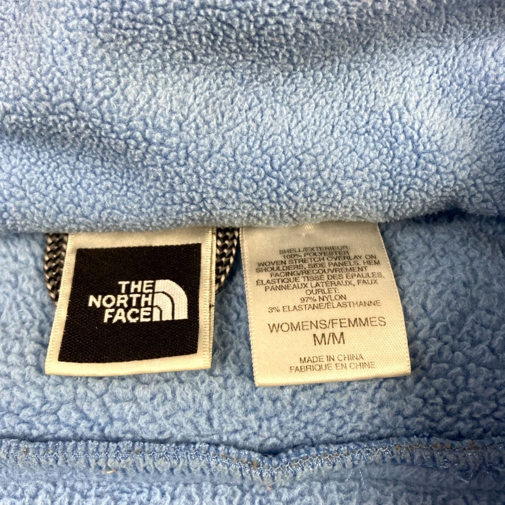 The North Face The North Face Fleece Jacket Women's Medium Blue Color Block Full Zip Soft Shell Size M / US 6-8 / IT 42-44 - 6 Thumbnail