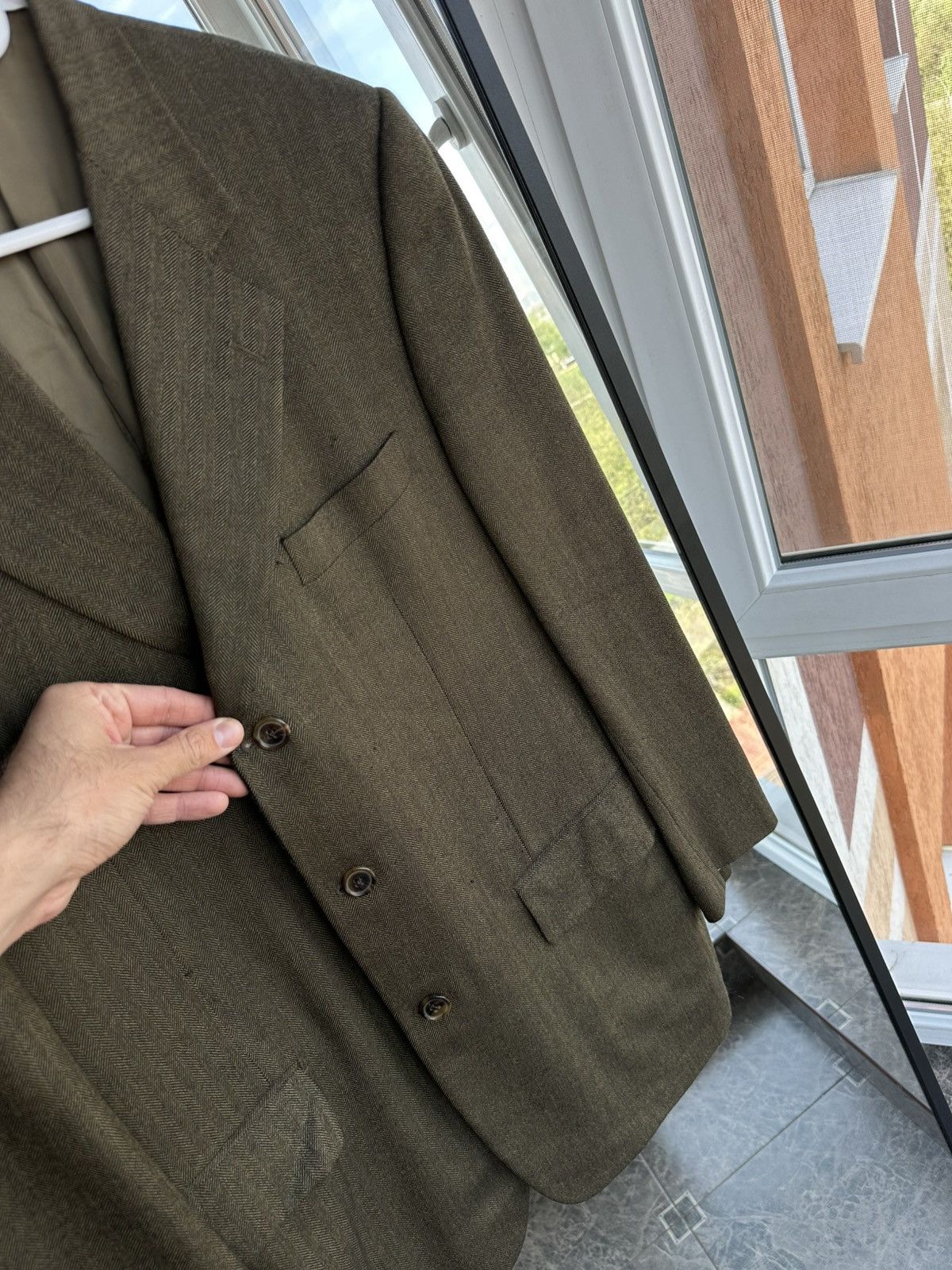 Corneliani Vintage Corneliani Men's Cashmere Blazer Jacket Size 50R - 6 Thumbnail