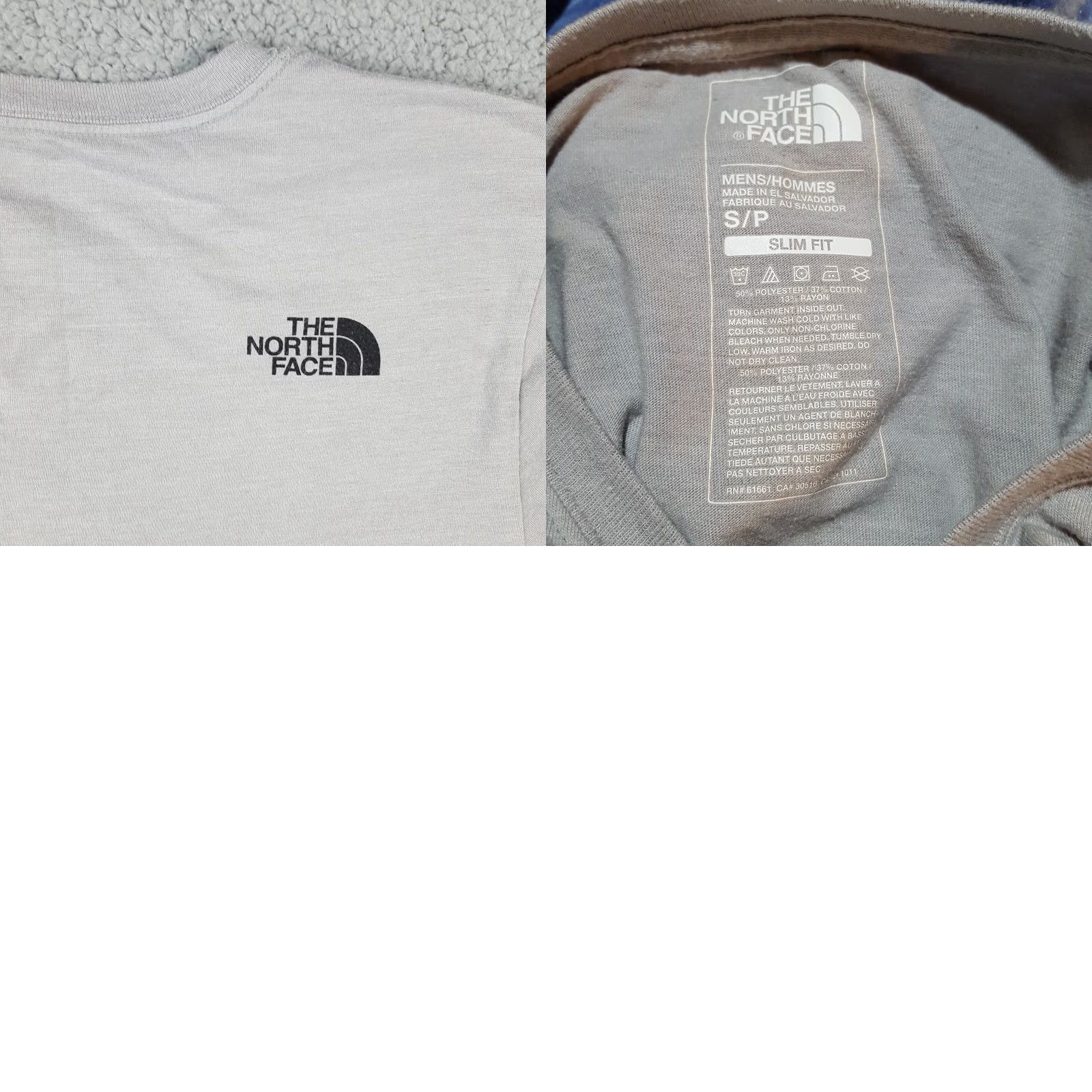 The North Face VINTAGE The North Face Gray Mountain Logo T-Shirt Men's Small Slim Outdoor Hiking 00s Size US S / EU 44-46 / 1 - 8 Thumbnail