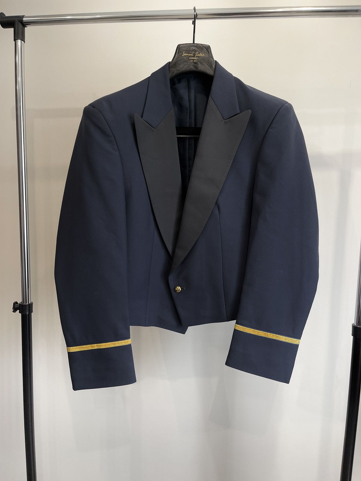 Vintage Vintage Royal Netherlands Air Force KLU Officer Mess Jacket Size 40R - 1 Thumbnail