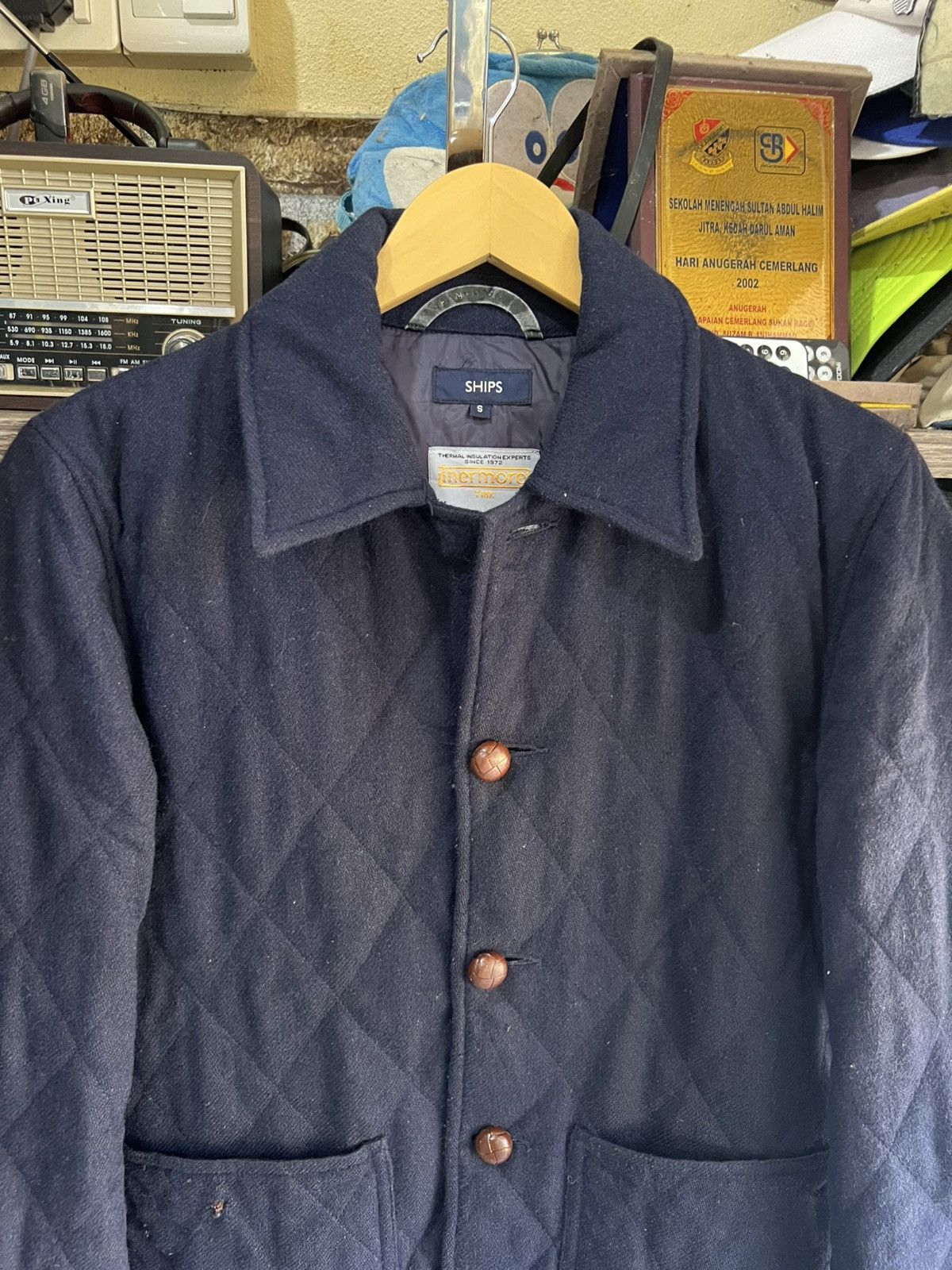 SHIPS 🔥Ships Thermo Quilted Button Jacket Size US S / EU 44-46 / 1 - 4 Thumbnail