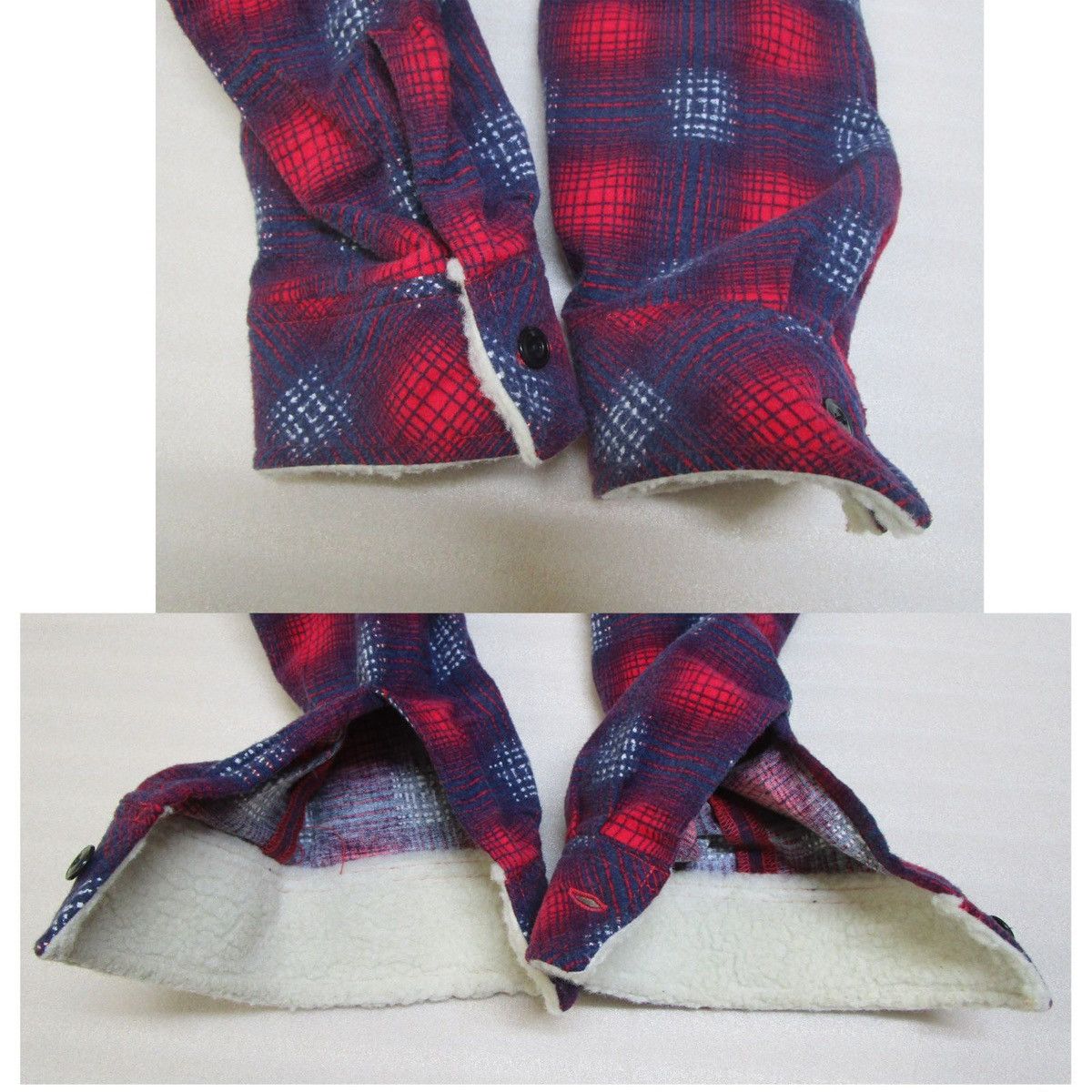 Number (N)ine Shearling Flannel Jacket Size US XL / EU 56 / 4 - 3 Thumbnail