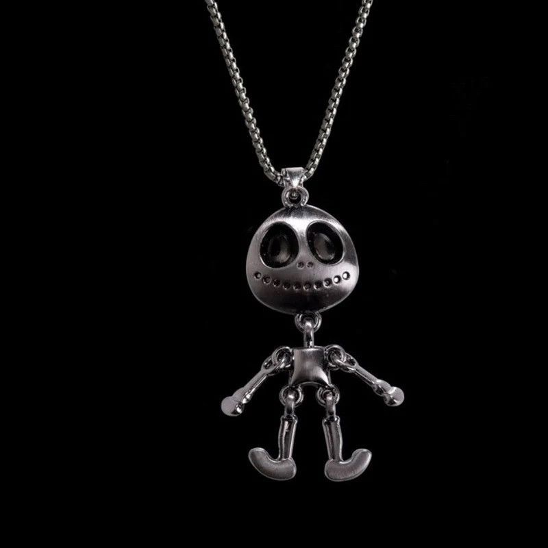 Jewelry Skull Necklace Couple Hip-hop Street Style Pendant Size ONE SIZE - 5 Thumbnail