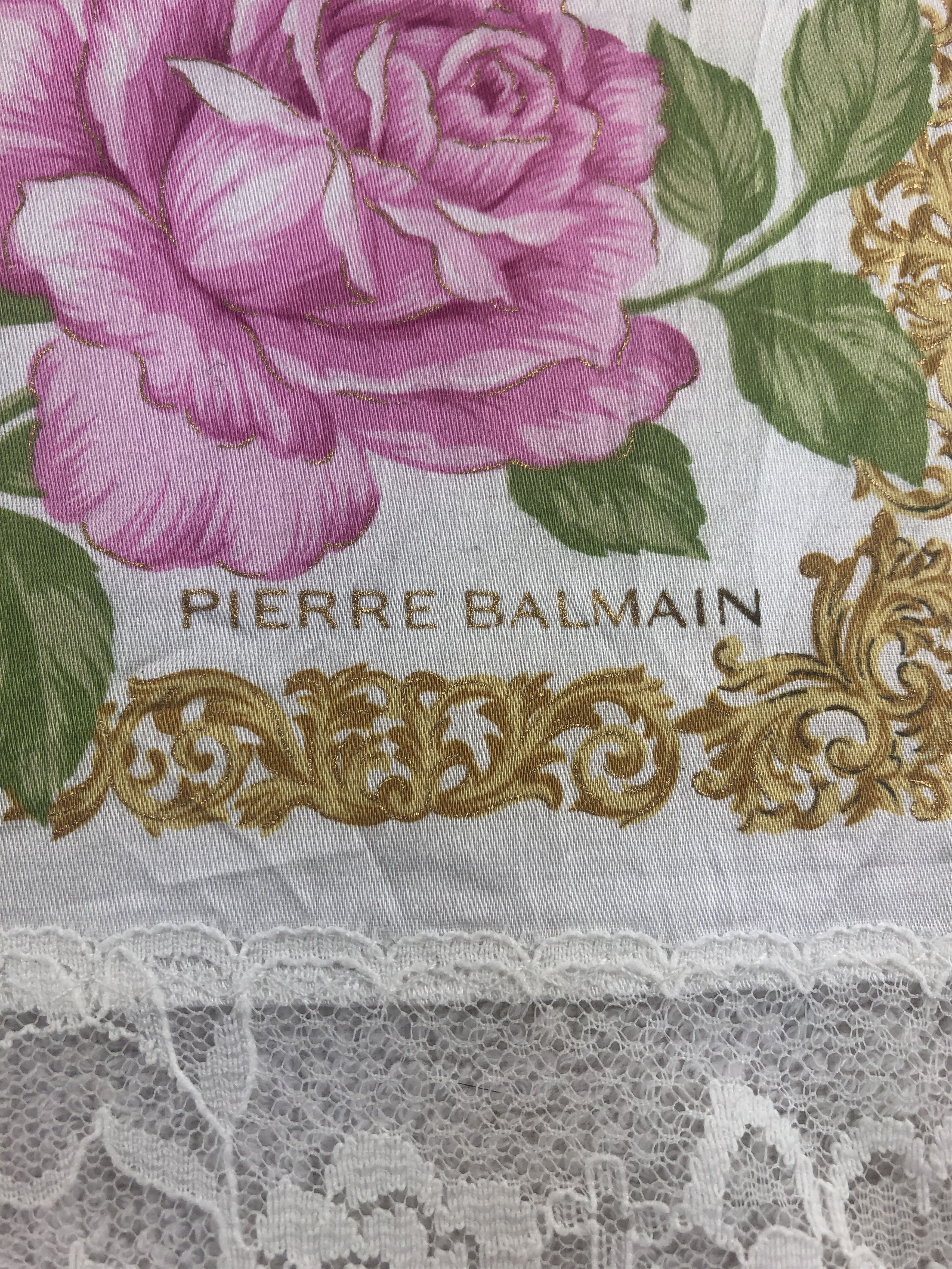 Pierre Balmain × Vintage Pierre Balmain Handkerchief / Bandana / Neckerchief Size ONE SIZE - 3 Thumbnail
