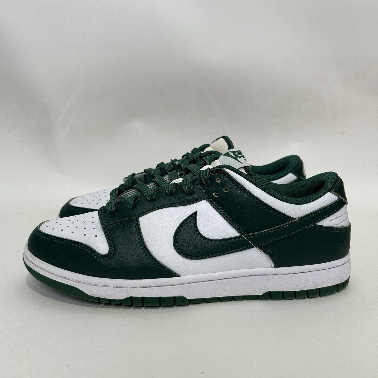 Nike Nike Dunk Low Retro “Michigan State/Varsity Green White” Size US 9 / EU 42 - 6 Thumbnail