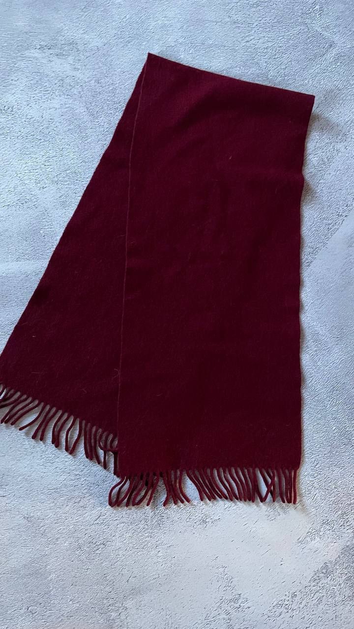 Dior Vintage red burgundy luxury scarf muffler Dior one sz rare Size ONE SIZE - 1 Thumbnail
