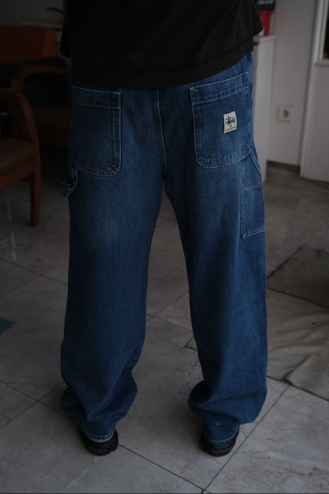 Other Stussy Double Knee Workpants blue **RARE** Size US 33 - 2 Thumbnail