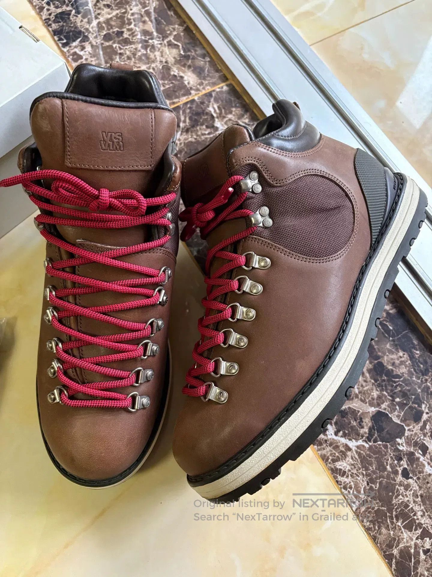 Visvim visvim serra boots brown leather hiking shoes. Size US 11 / EU 44 - 1 Thumbnail