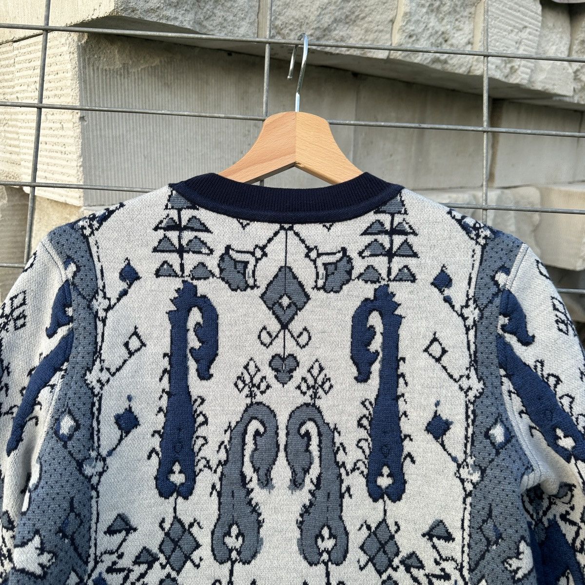 Tory Burch Tory Burch Tapestry Jacquard Sweater Knitwear M Damask Wool Size M / US 6-8 / IT 42-44 - 13 Thumbnail