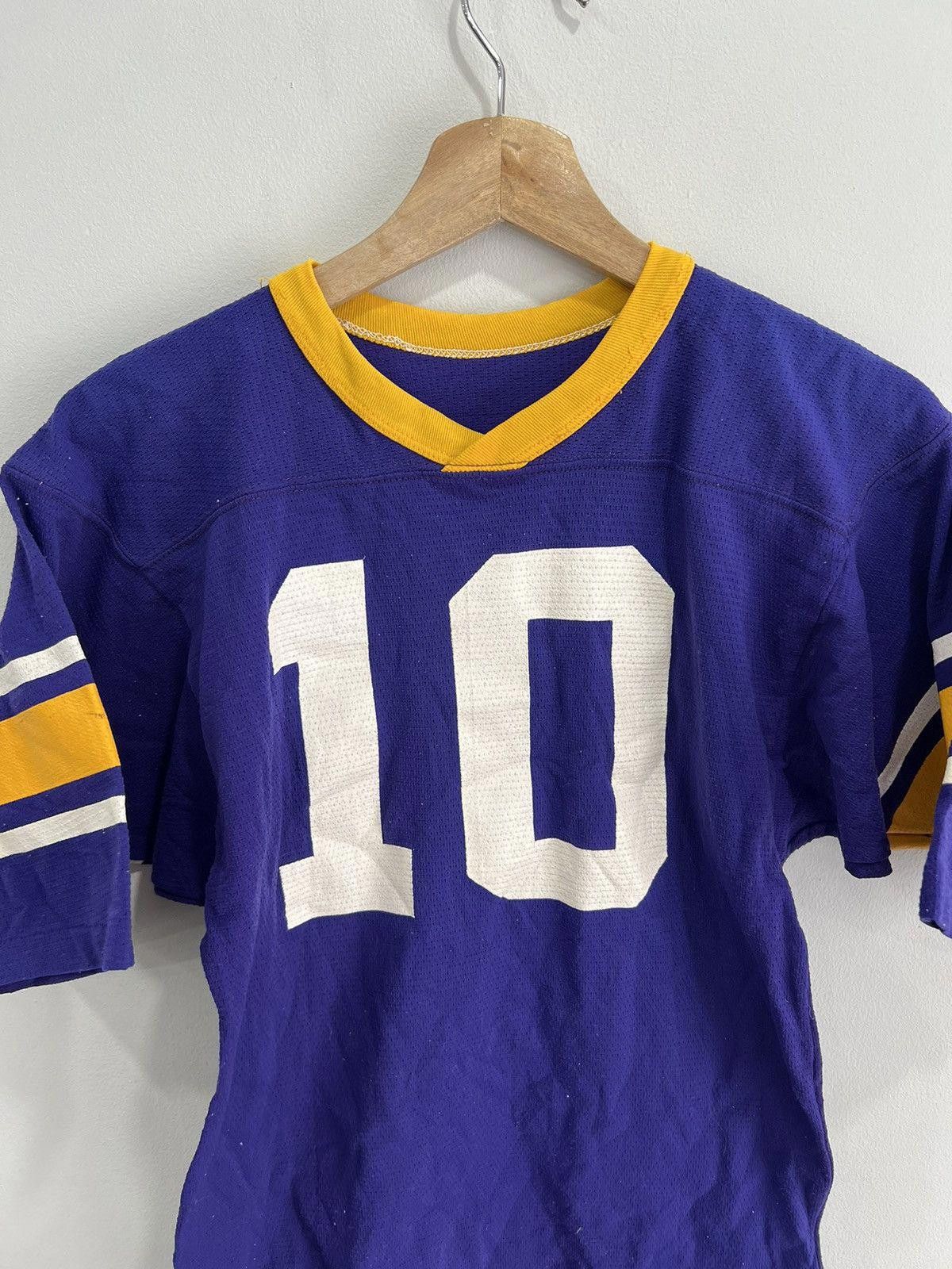 Vintage Vintage 80s Football Jersey Purple Yellow 10 Size US S / EU 44-46 / 1 - 4 Thumbnail