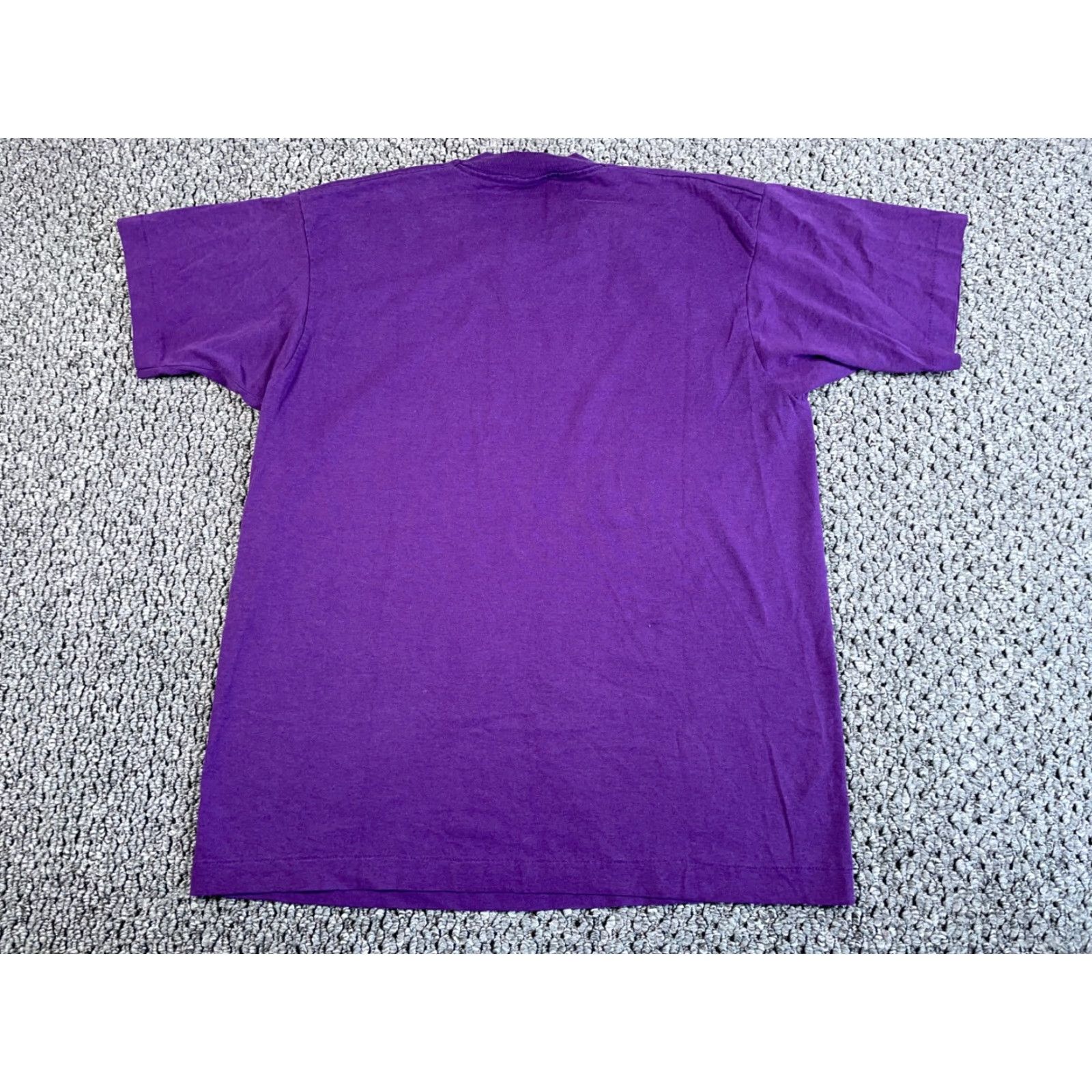 Vintage VTG Laughlin Nevada T-Shirt Mens XL Purple 50/50 Glitter Single Stitch Screen Stars 50/50 90s City Retro Graphic Print VINTAGE Size US XL / EU 56 / 4 - 2 Thumbnail
