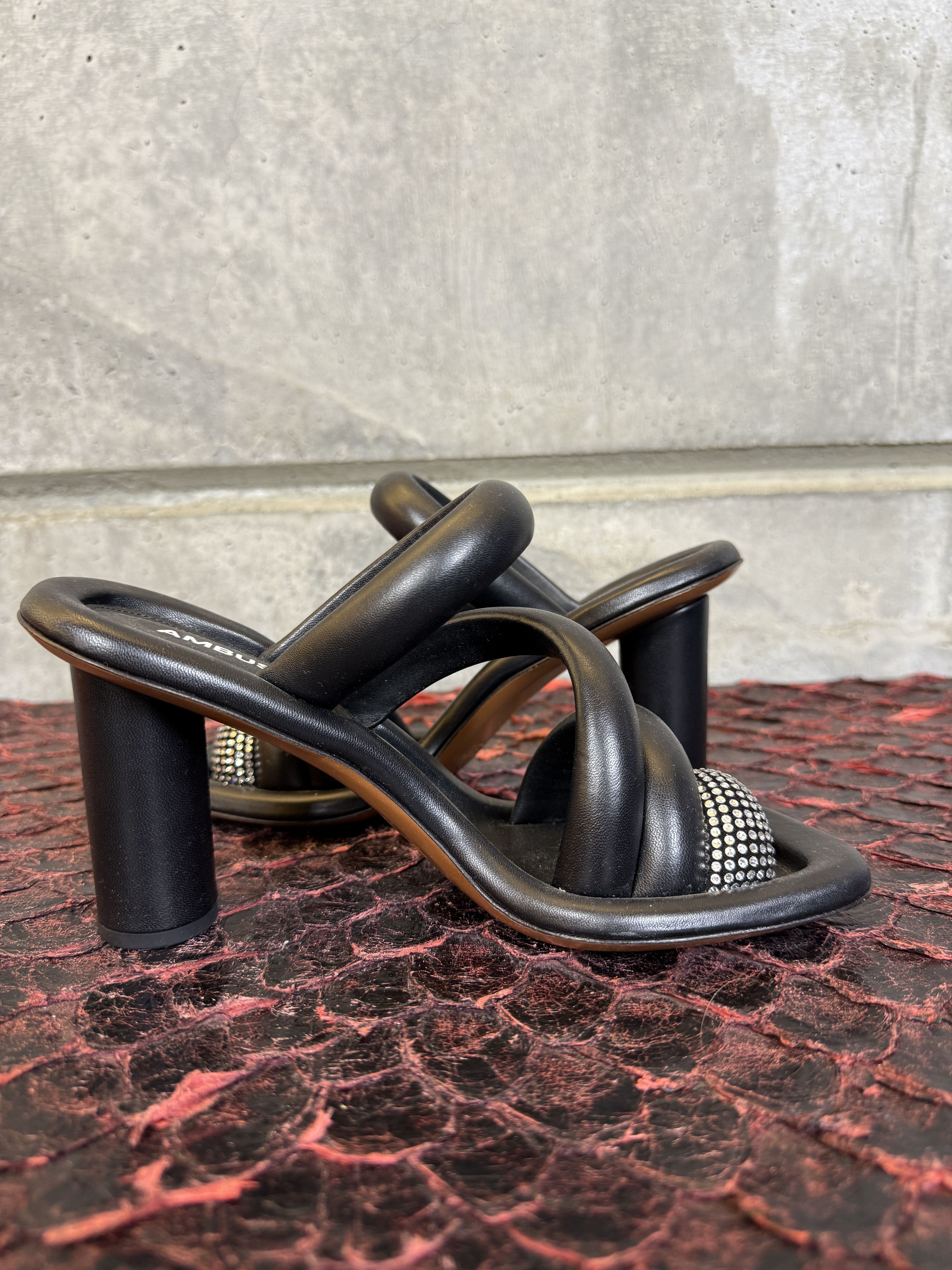 Ambush Design $285 Ambush Cushion Strap Heel Sandals Size US 6 / IT 36 - 7 Thumbnail