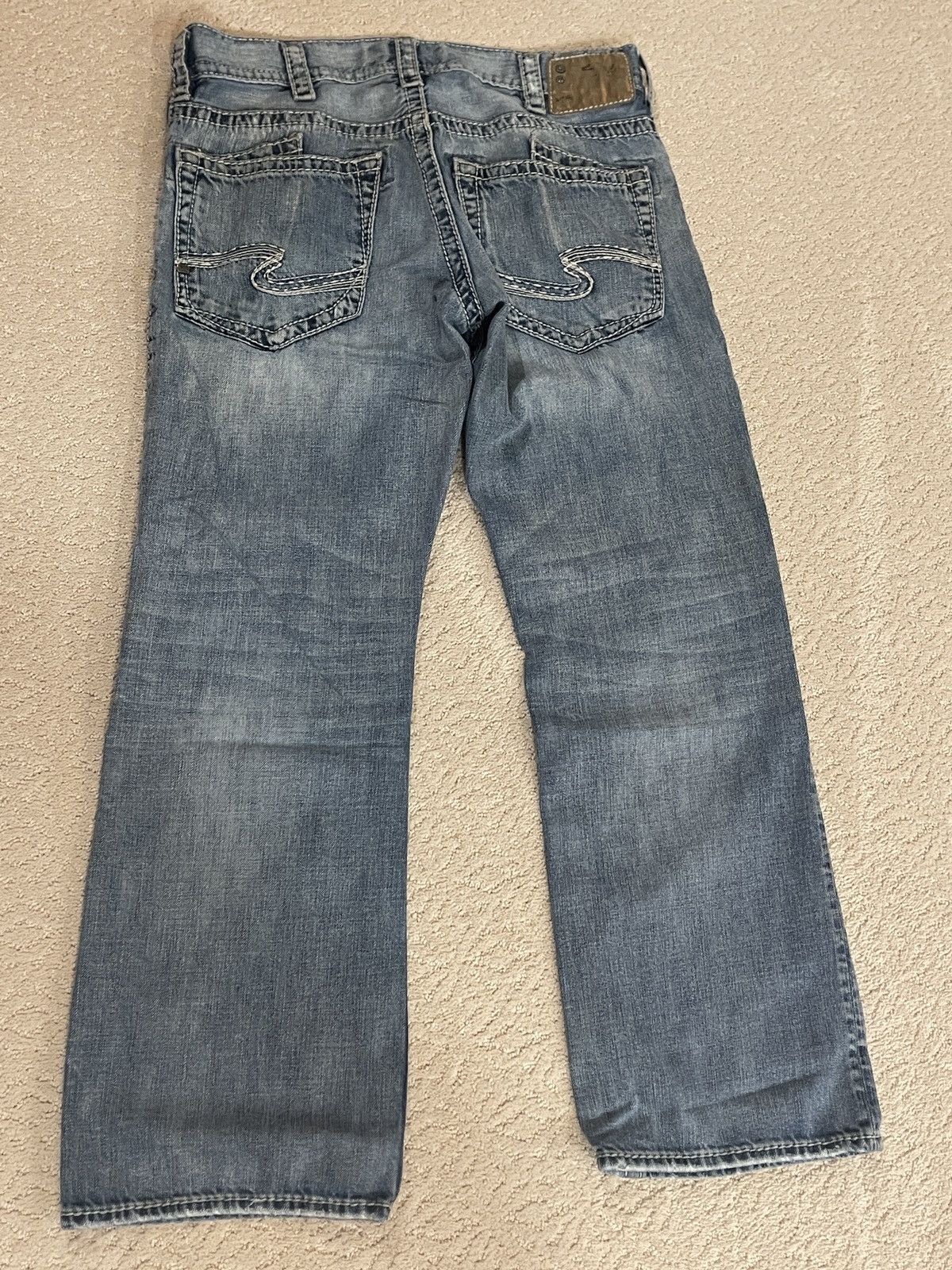 Silver Jeans Co. Men’s Silver Jeans Co Zac Relaxed Fit Jeans Size US 33 - 12 Thumbnail