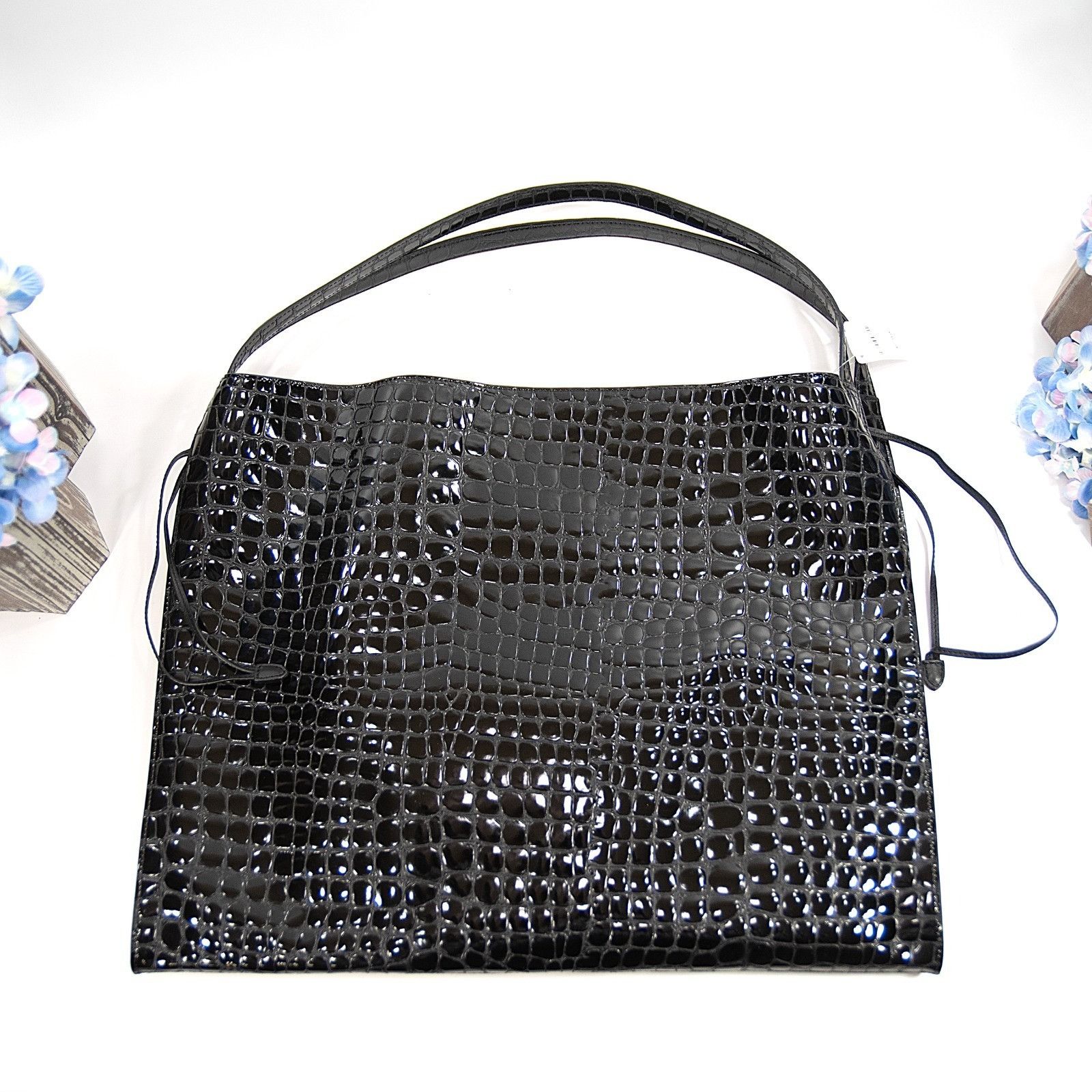 Christian Louboutin Christian Louboutin Ali Le 54 Logo Croc Leather Bag Size ONE SIZE - 4 Thumbnail